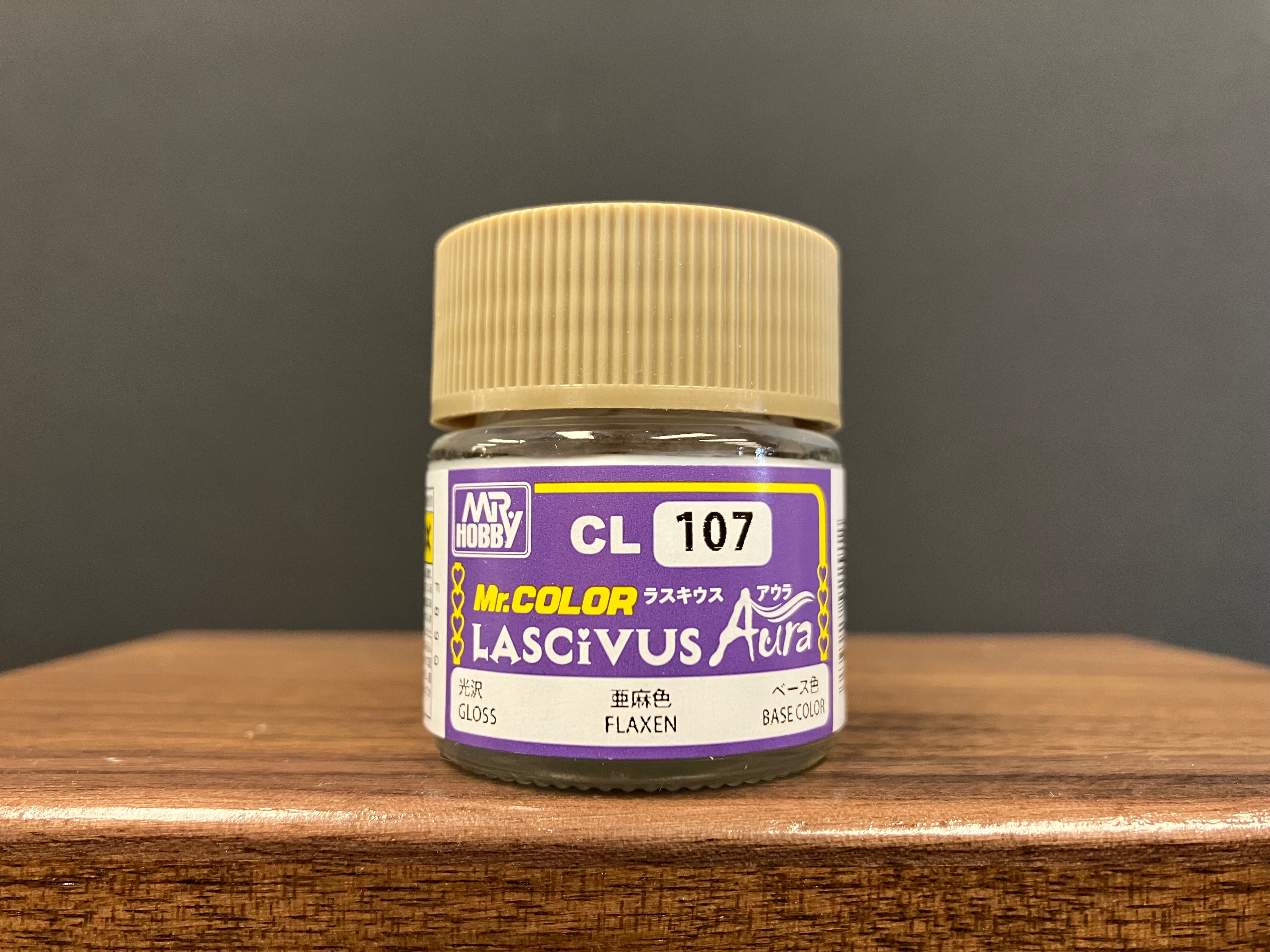 Gloss Flaxen - Base Color CL107 光澤: 淡黃色 (亞麻色) - 底色