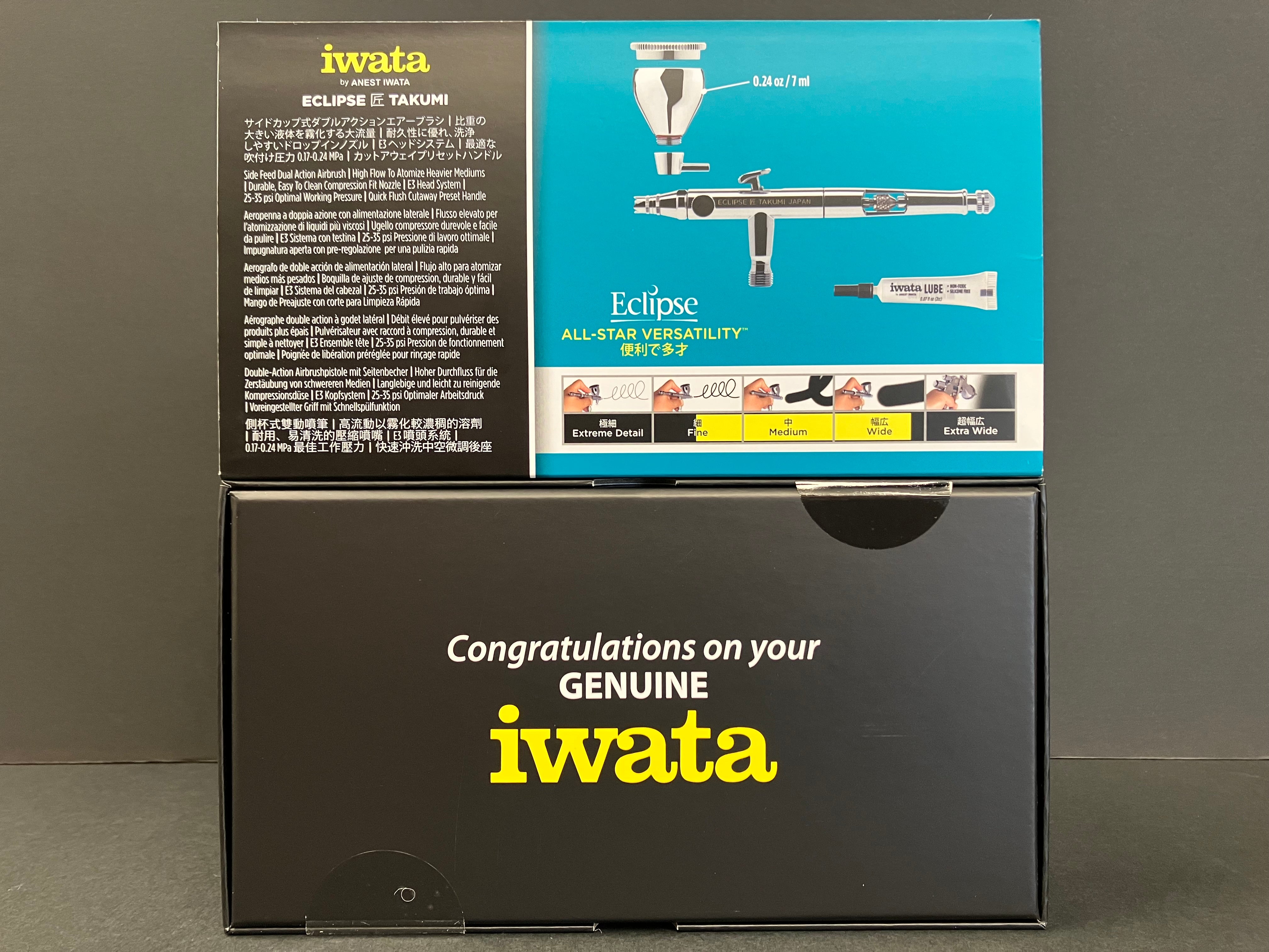 Eclipse Takumi Side Feed 0.35 mm Dual Action Airbrush 匠 ECL 350T