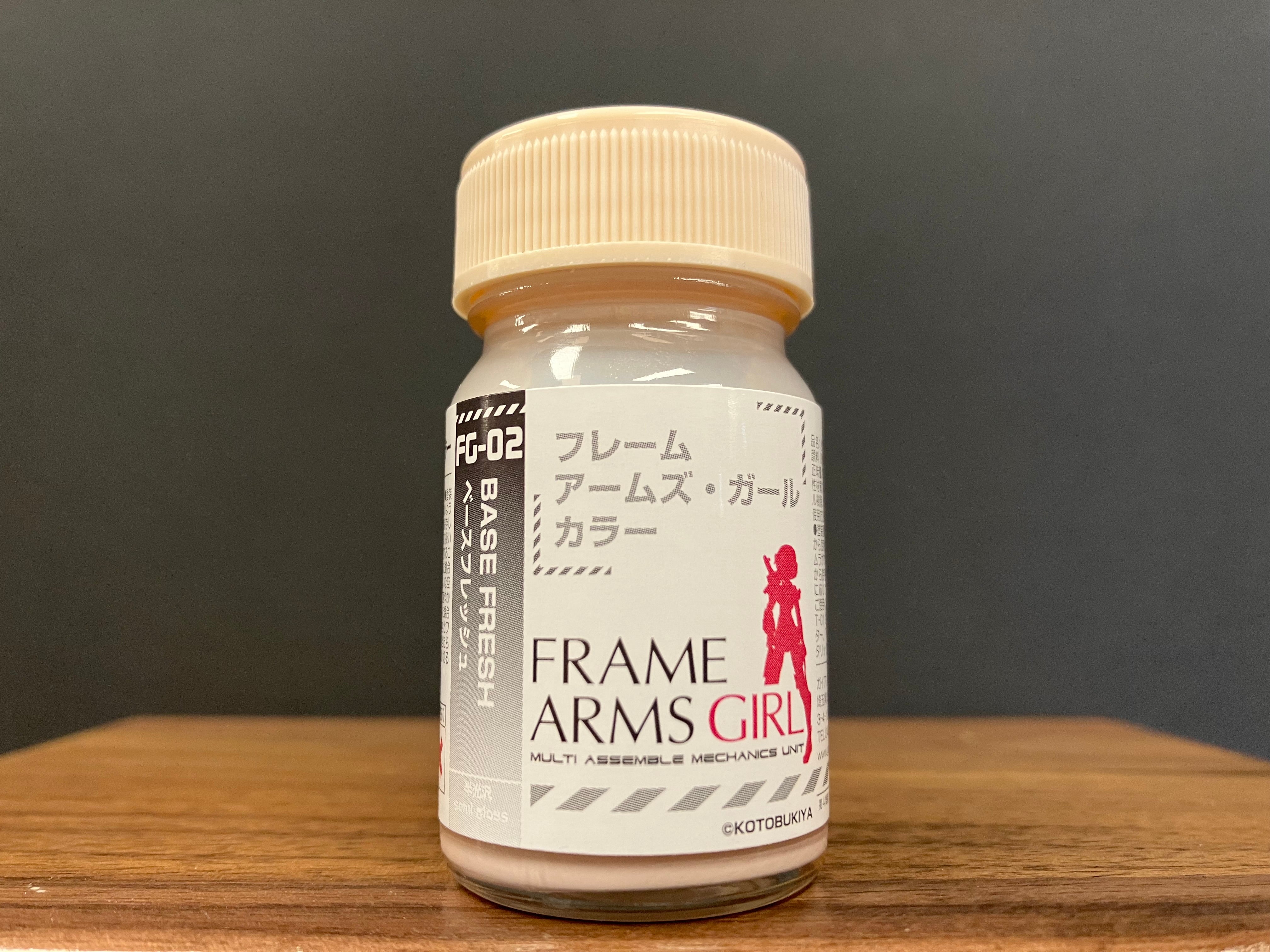 Semi-Gloss Base Flesh FG-02 半光澤: 肌膚底色