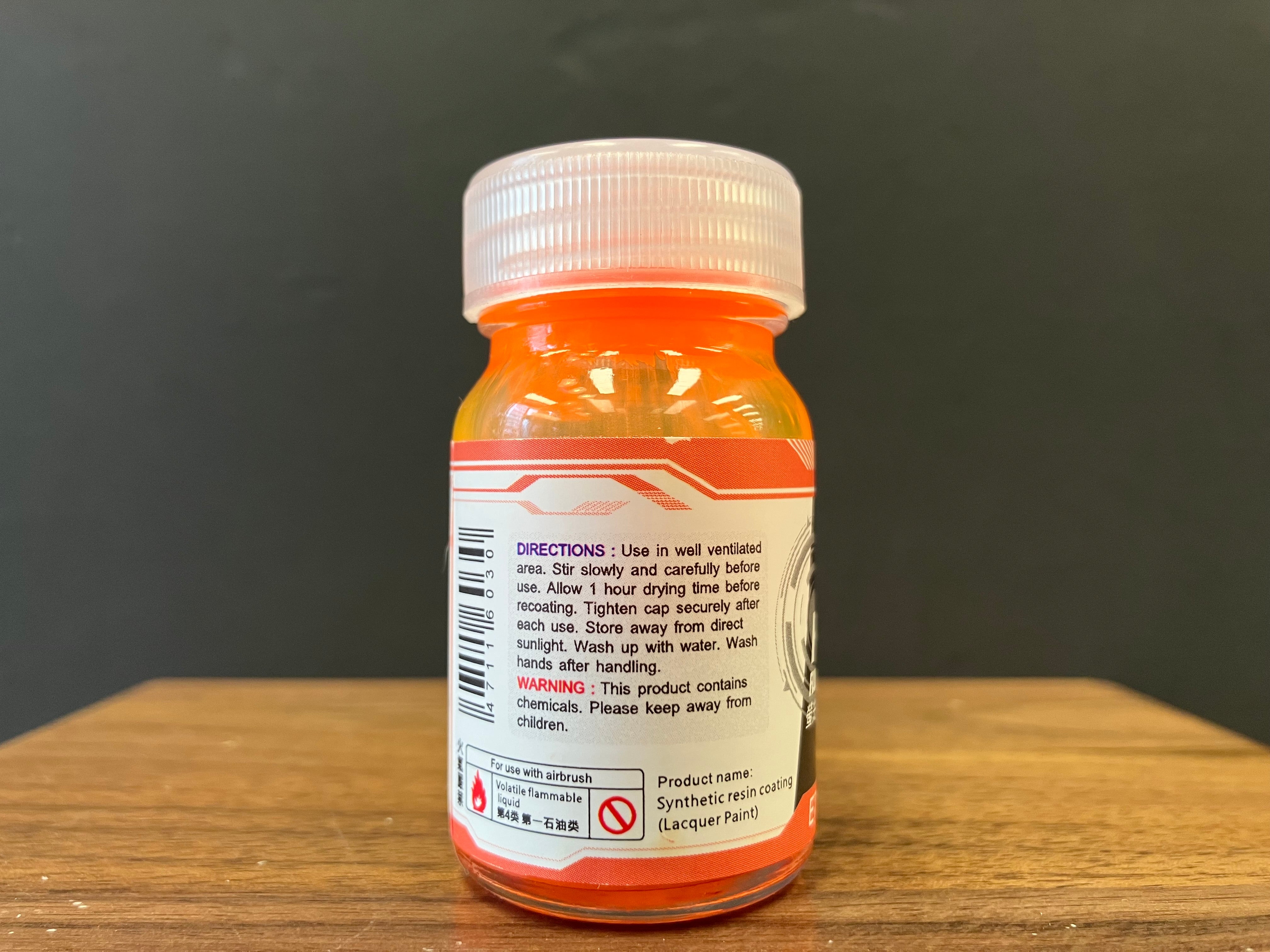 Fluorescent Color: Fluorescent Orange 螢光橘 FL-03 (20 ml)