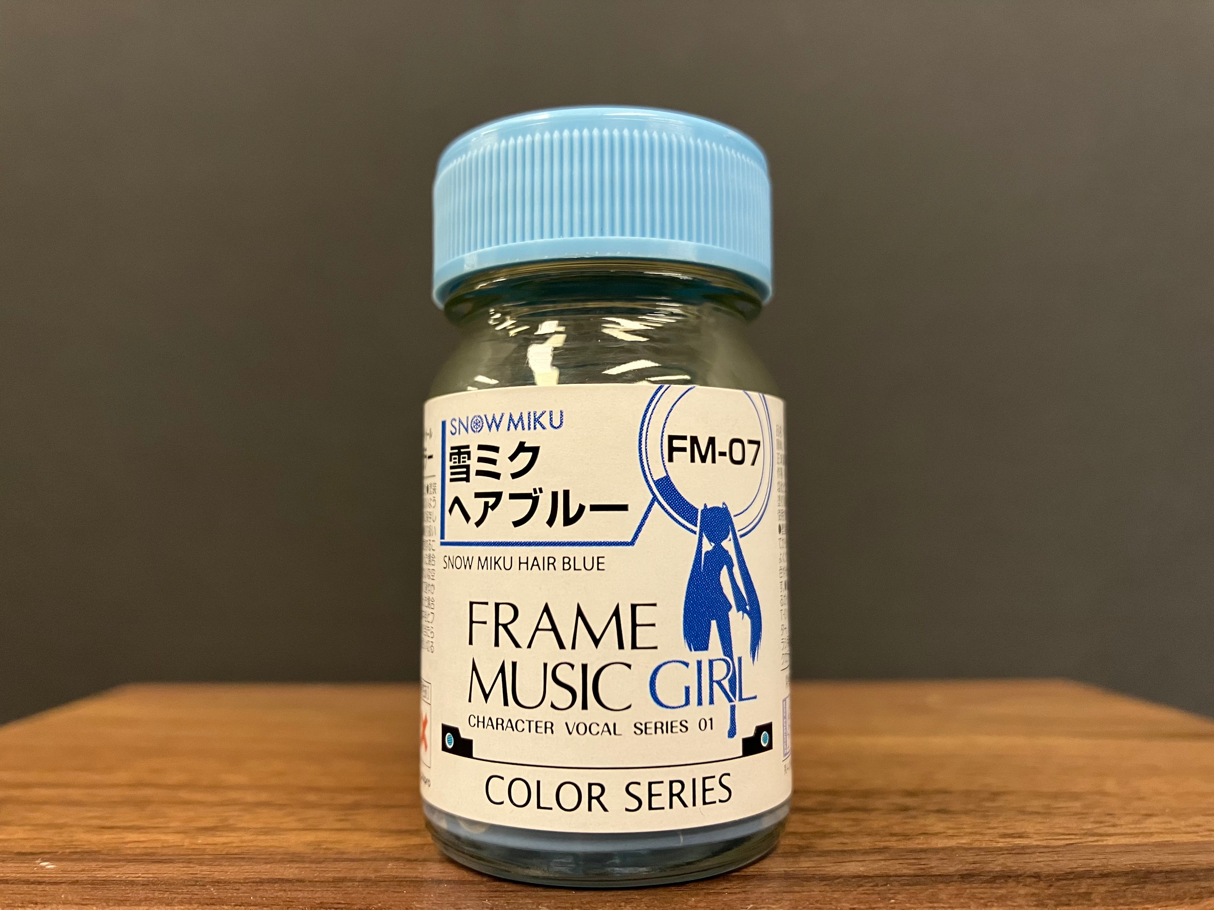 Semi-Gloss Snow Miku Hair Blue FM-07 半光澤: 飄雪初音未來頭髮藍色·頭髮