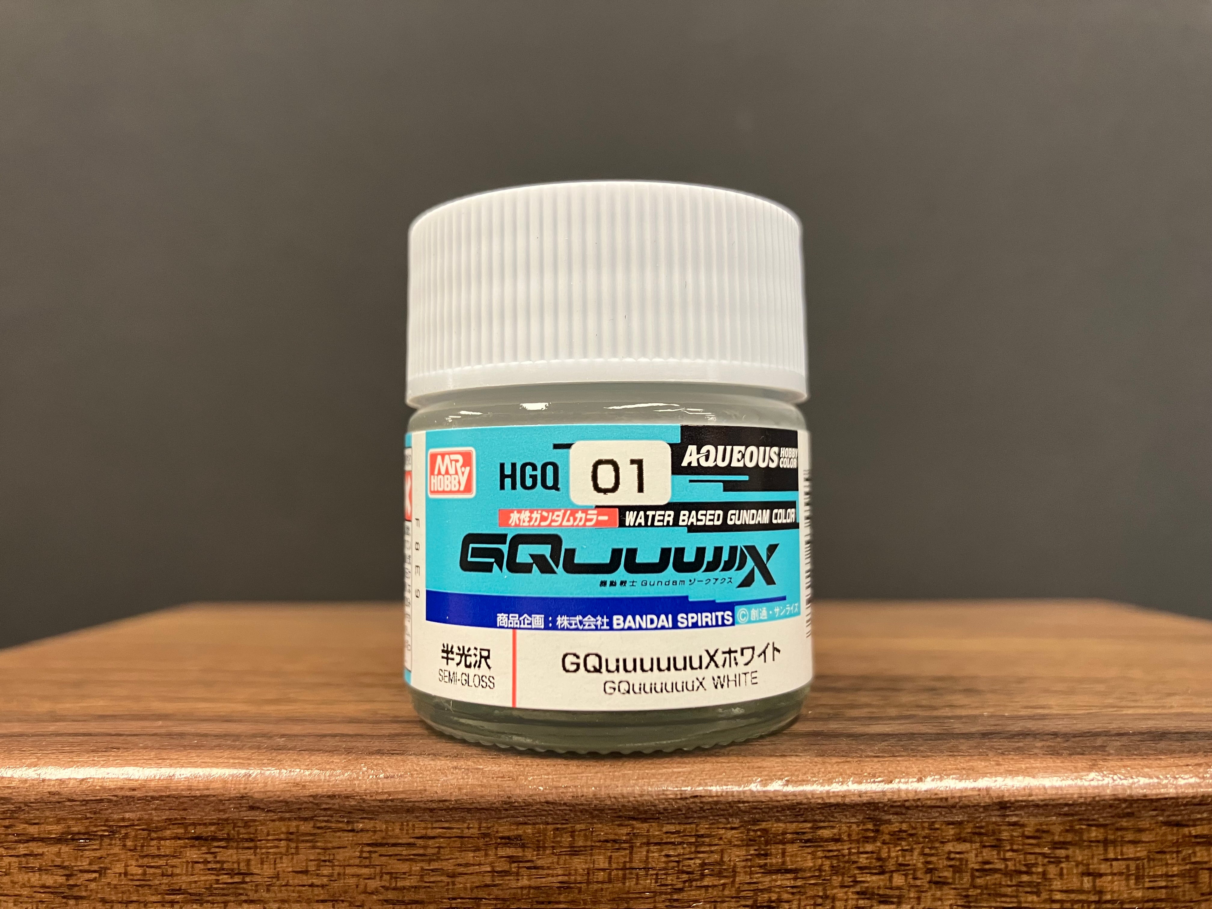 Semi-Gloss GQuuuuuuX White HGQ 01 (高達GQuuuuuuX專用白色 - 半光澤)