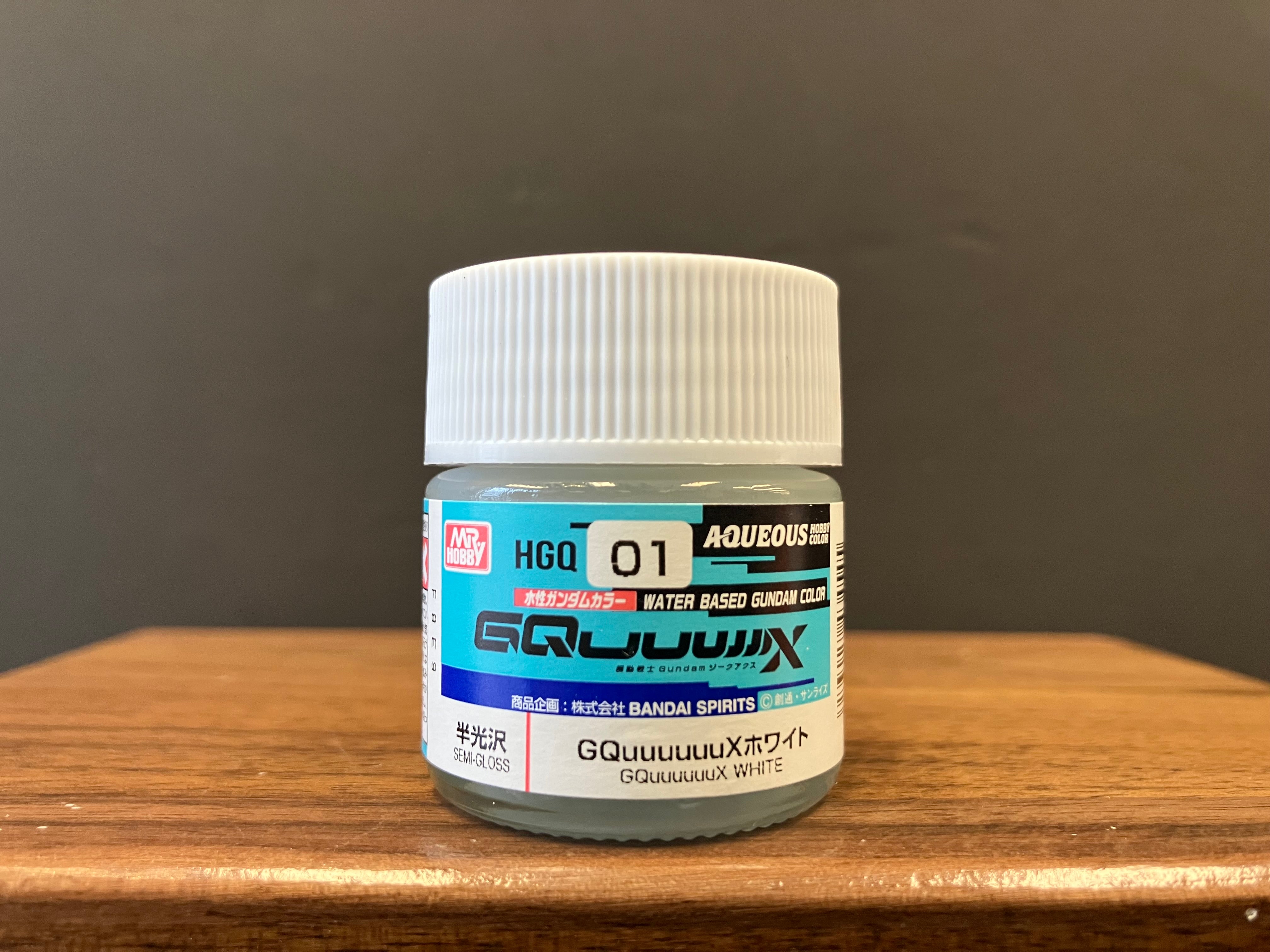Semi-Gloss GQuuuuuuX White HGQ 01 (高達GQuuuuuuX專用白色 - 半光澤)