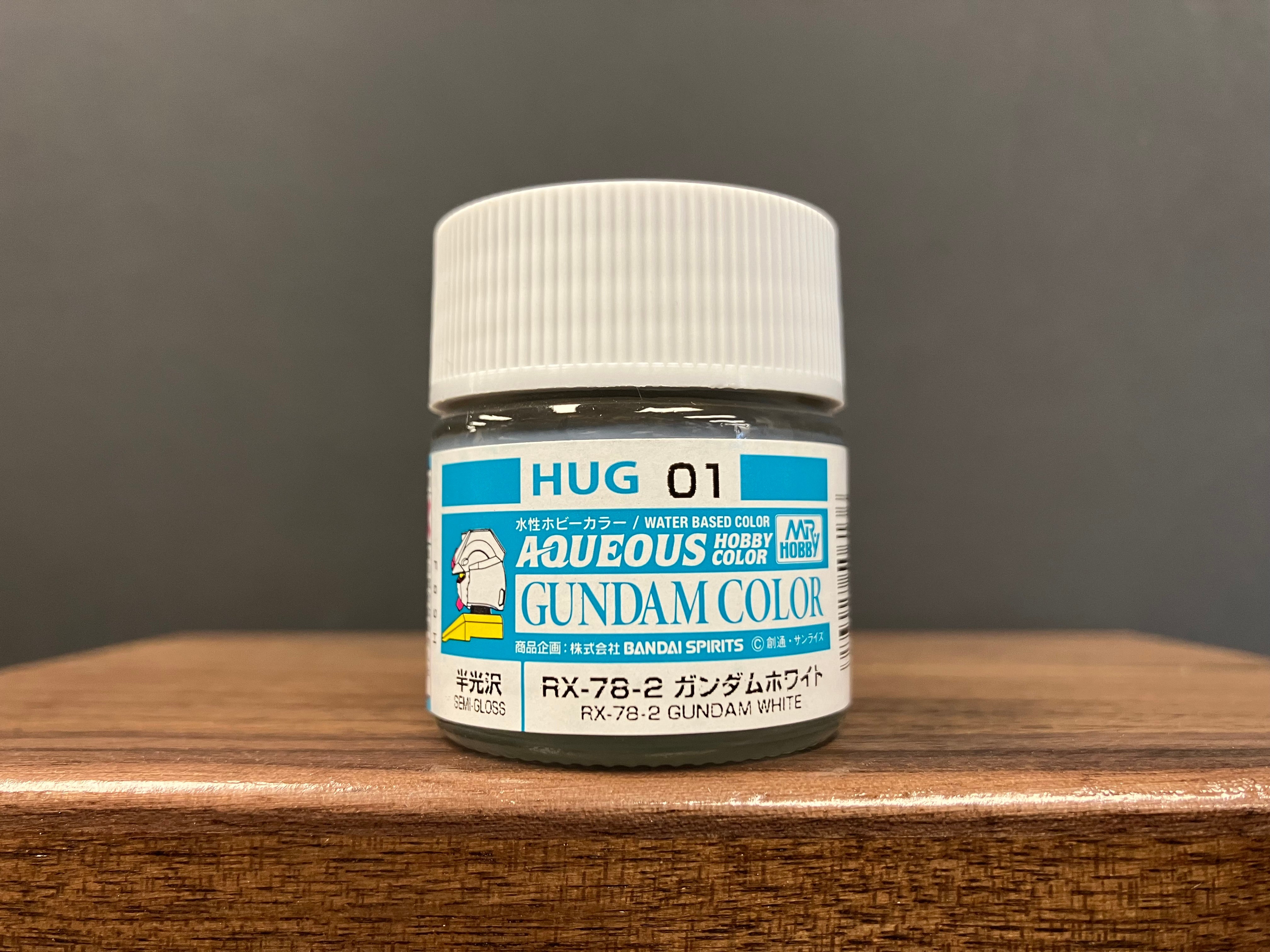 Semi-Gloss RX-78-2 Gundam White HUG 01 (元祖高達專用白色 - 半光澤)