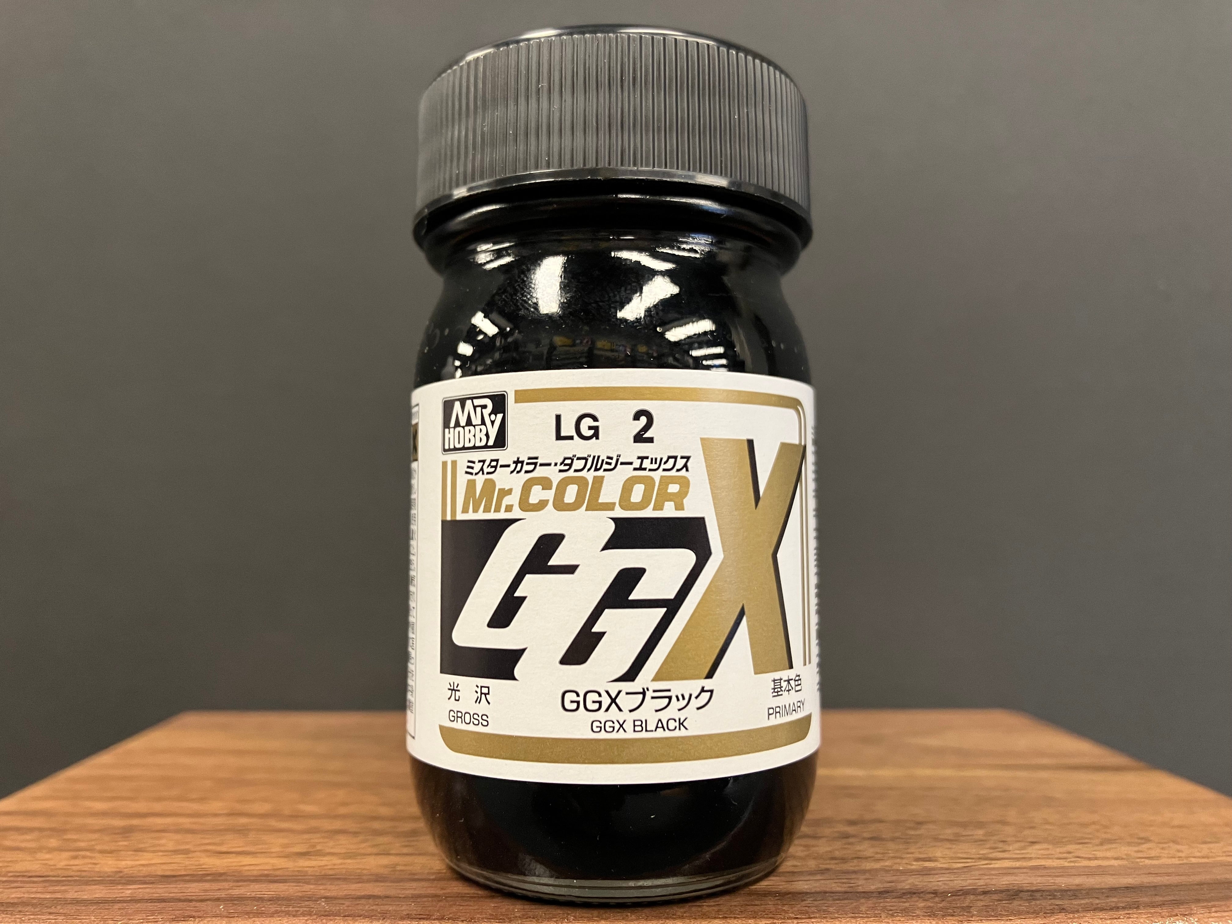 Mr. Color GGX Gloss Black LG 2 亮黑色 (60 ml)