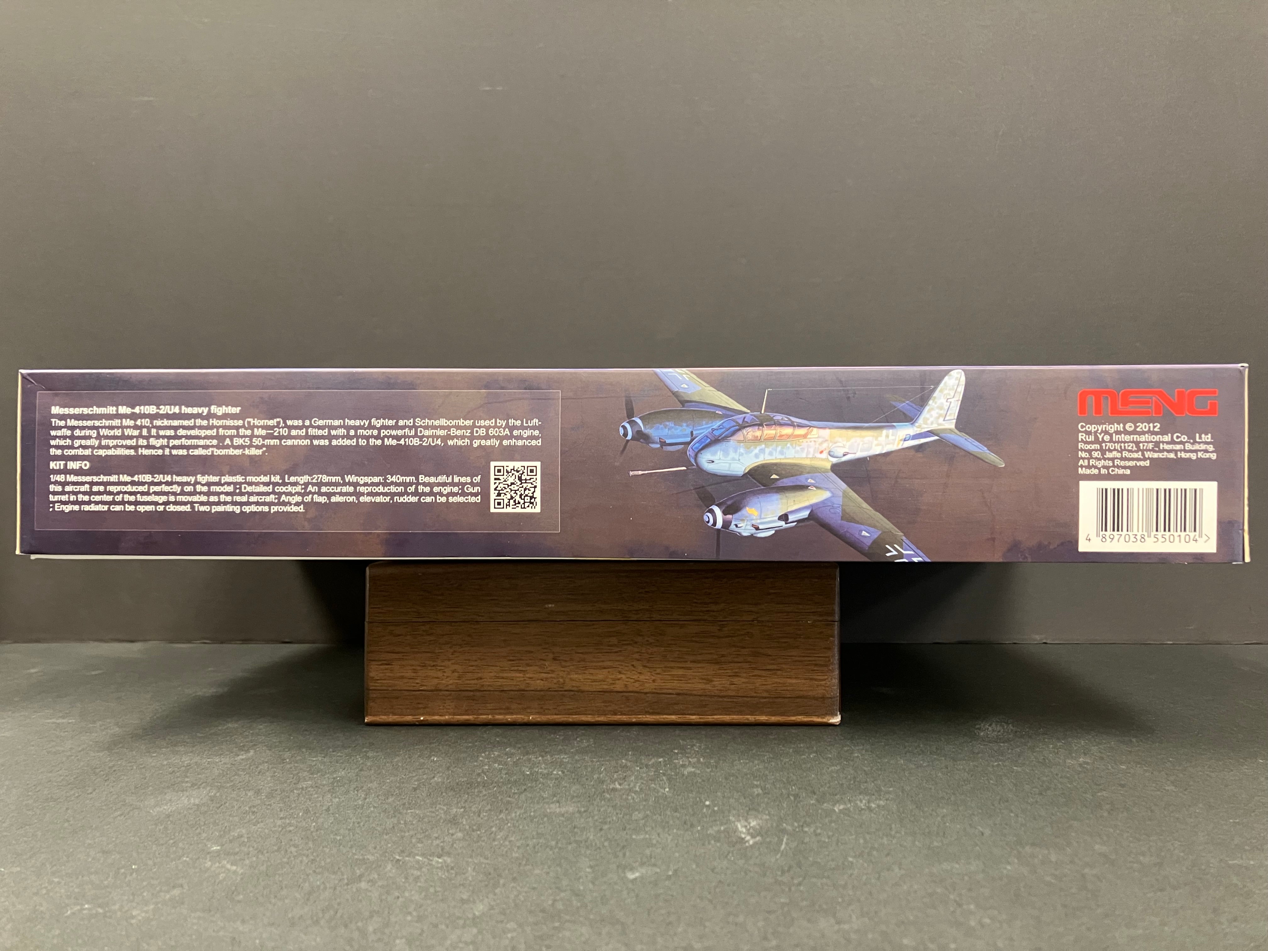 Longiceps (Aircraft) Series No. LS-001 1/48 Scale Messerschmitt Me410B2/U4 German Heavy Fighter