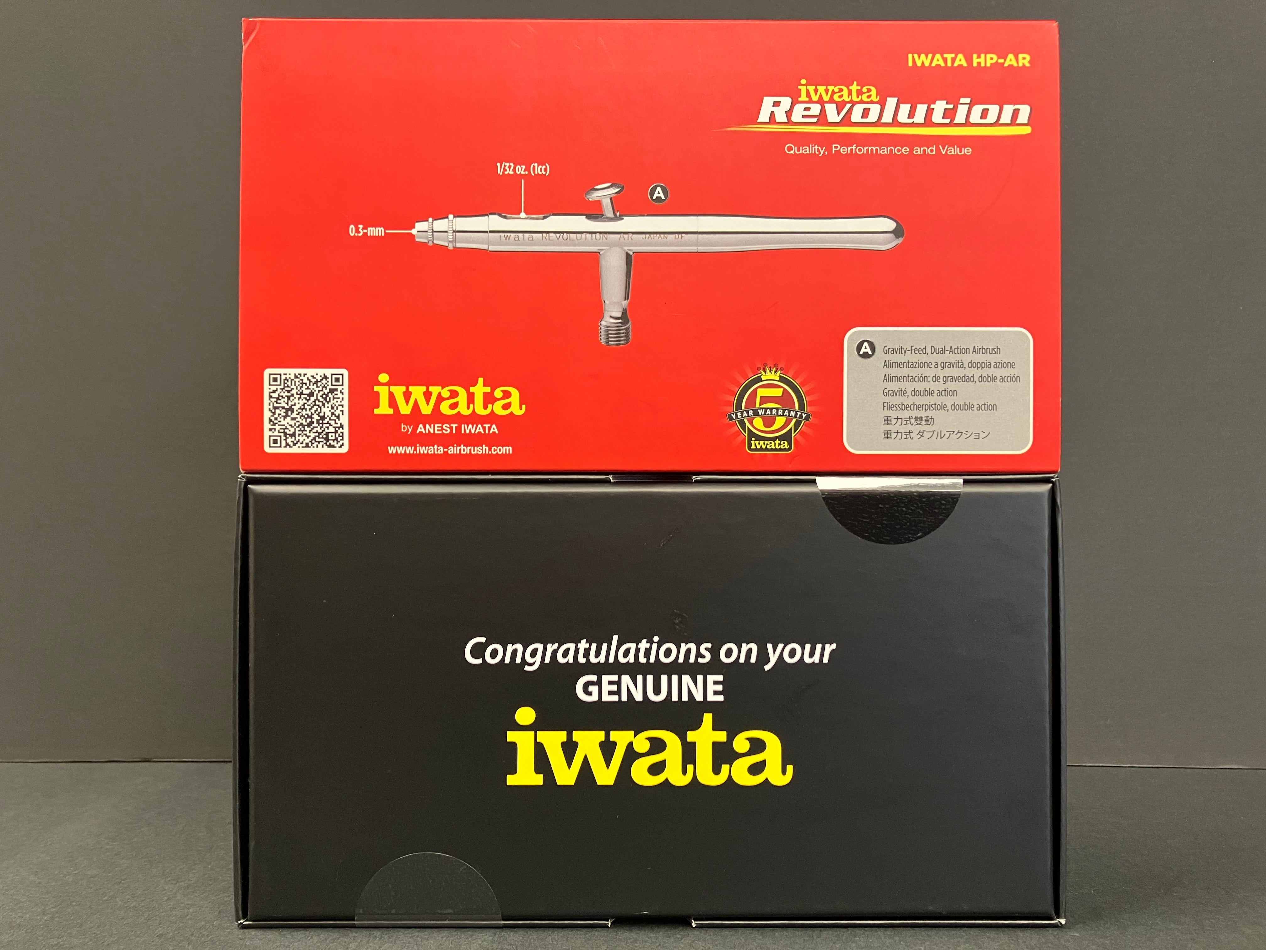 Revolution HP-AR Gravity Feed 0.3 mm Dual Action Airbrush R 1500