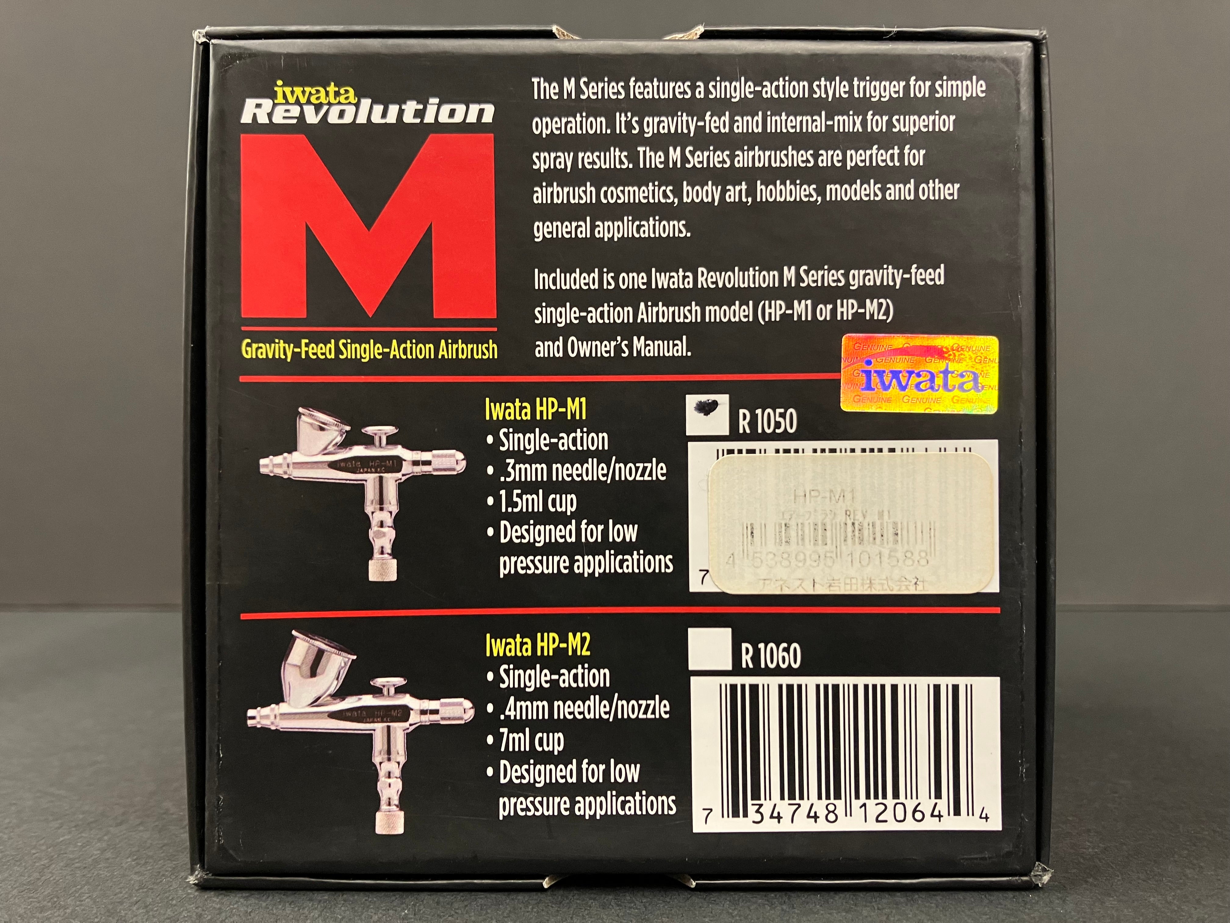 Revolution HP-M1 Gravity Feed 0.3 mm Single Action Airbrush R 1050