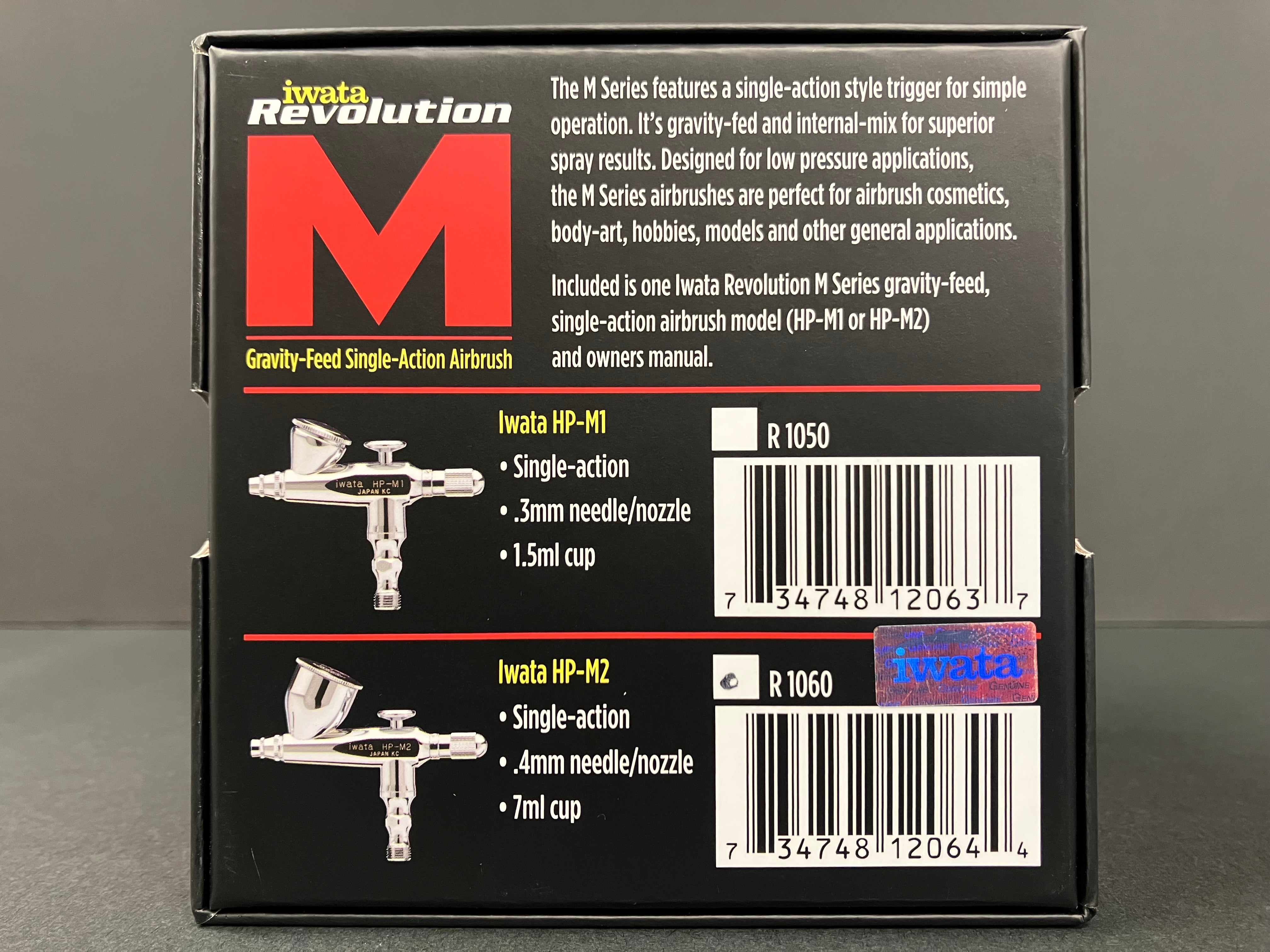 Revolution HP-M2 Gravity Feed 0.4 mm Single Action Airbrush R 1060