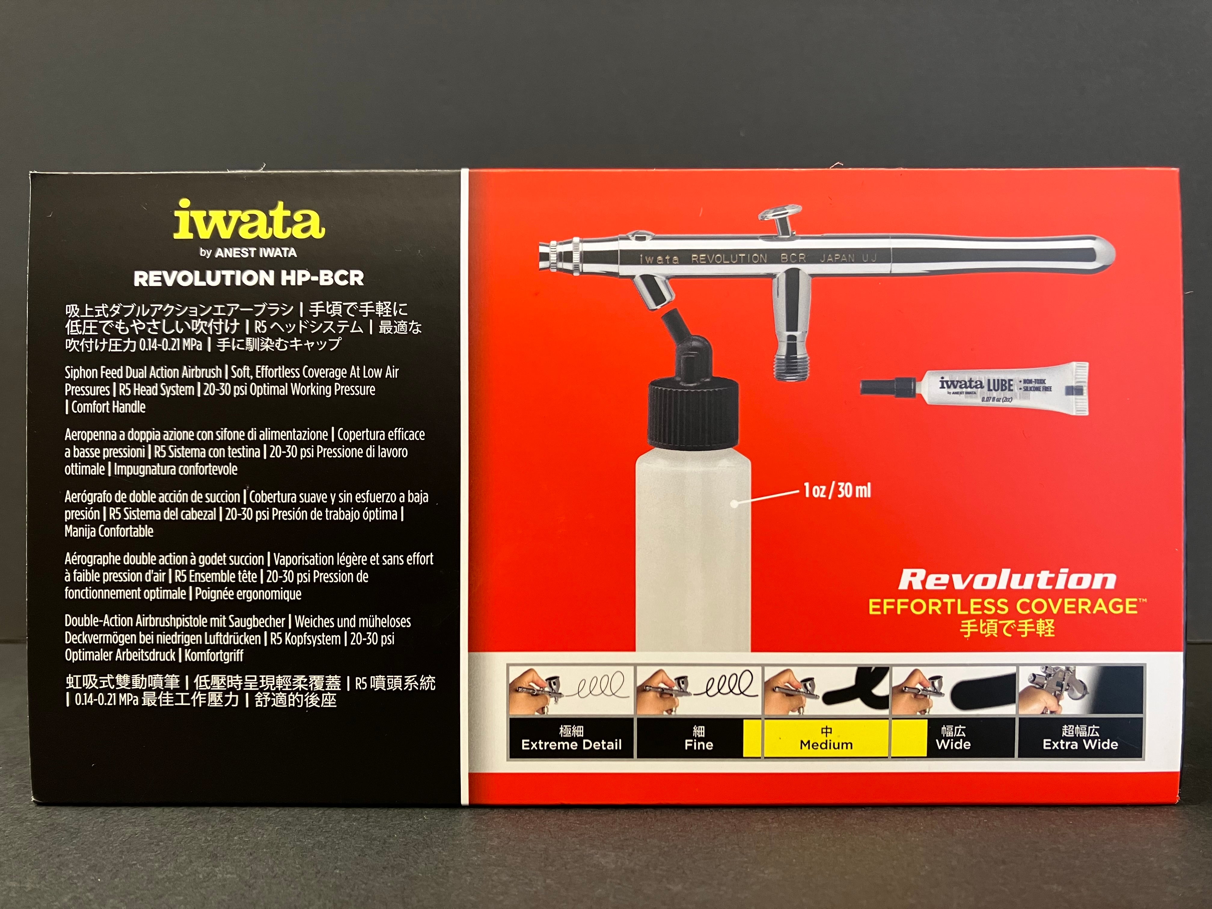 Revolution HP-BCR Siphon Feed 0.5 mm Dual Action Airbrush R 2000