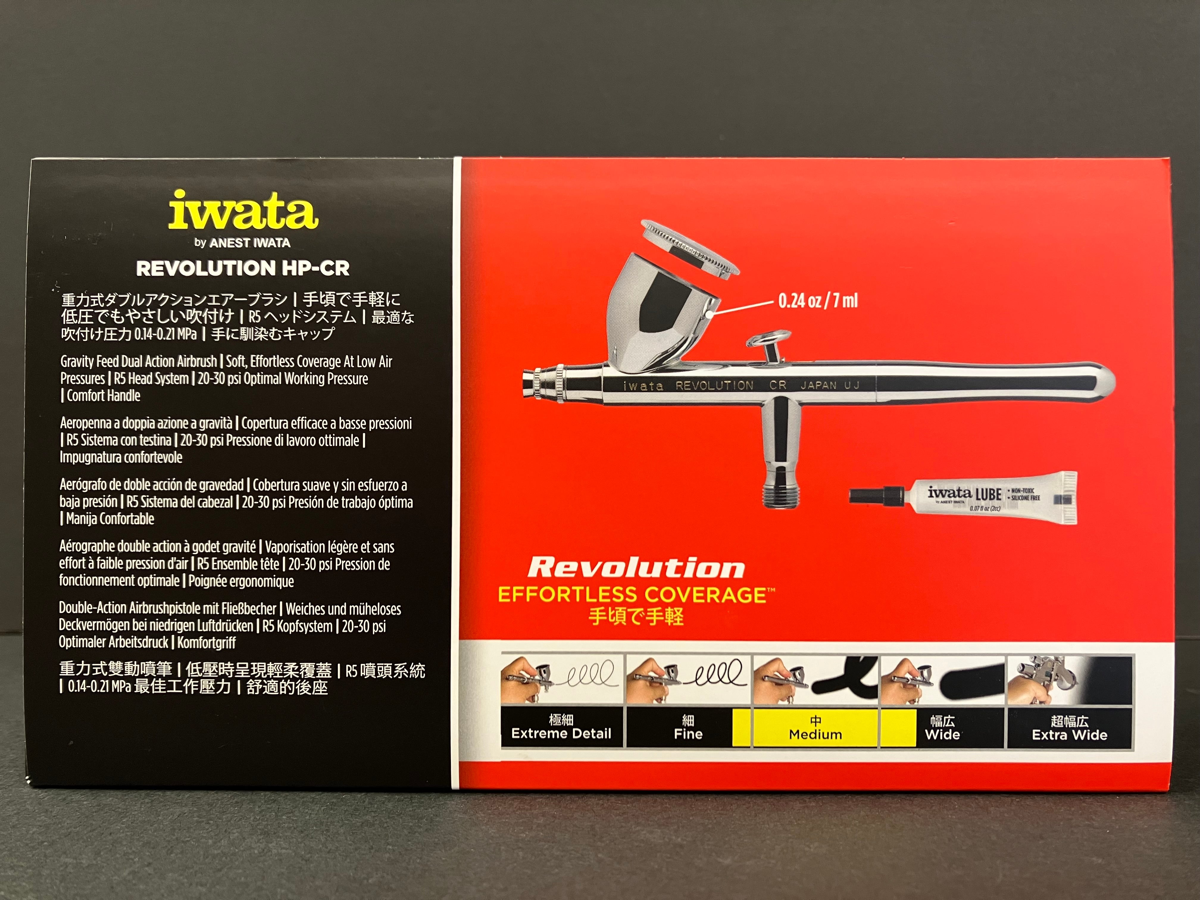 Revolution HP-CR Gravity Feed 0.5 mm Dual Action Airbrush R 4500