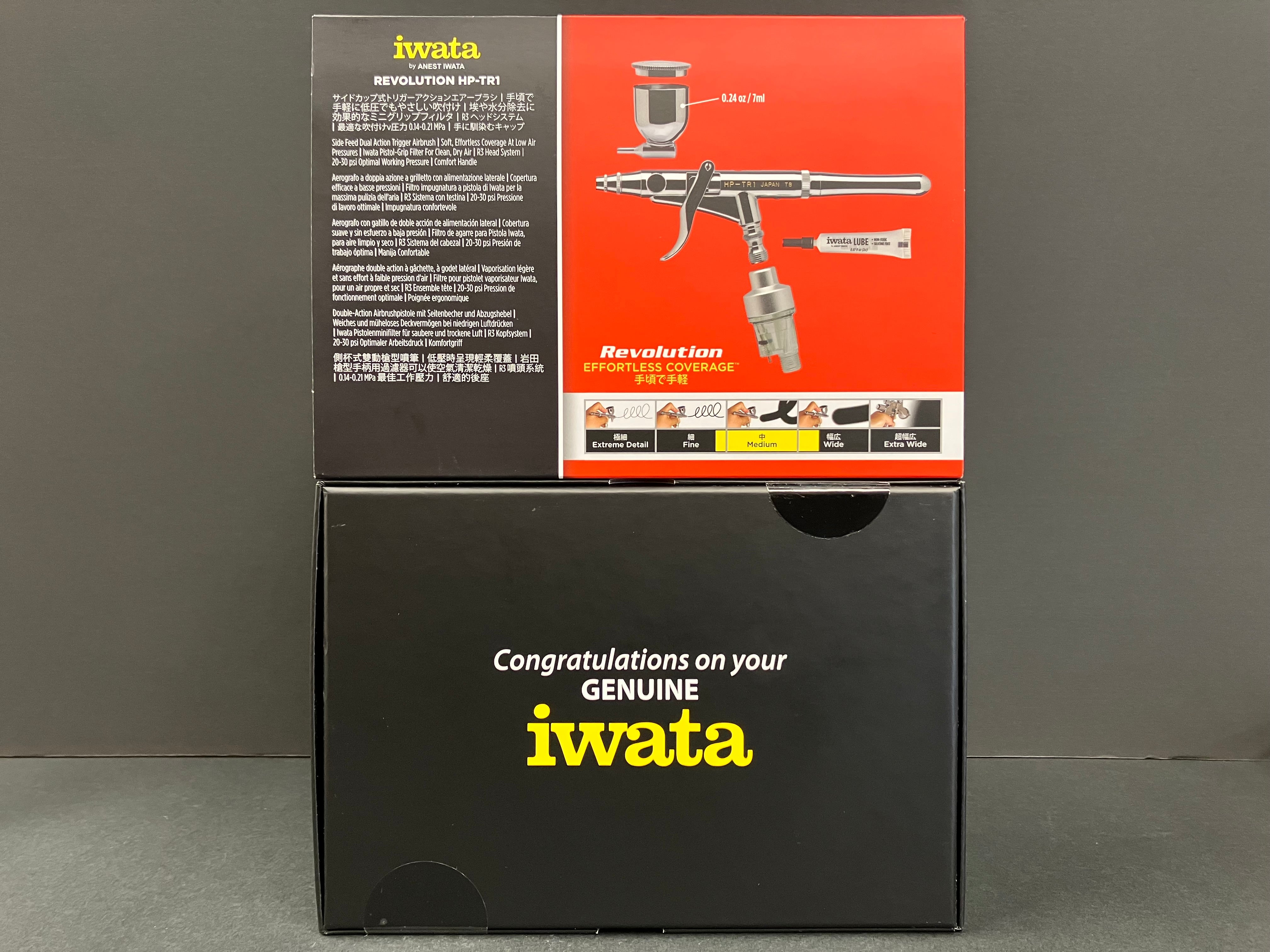 Revolution HP-TR1 Side Feed 0.3 mm Dual Action Trigger Airbrush R 5000