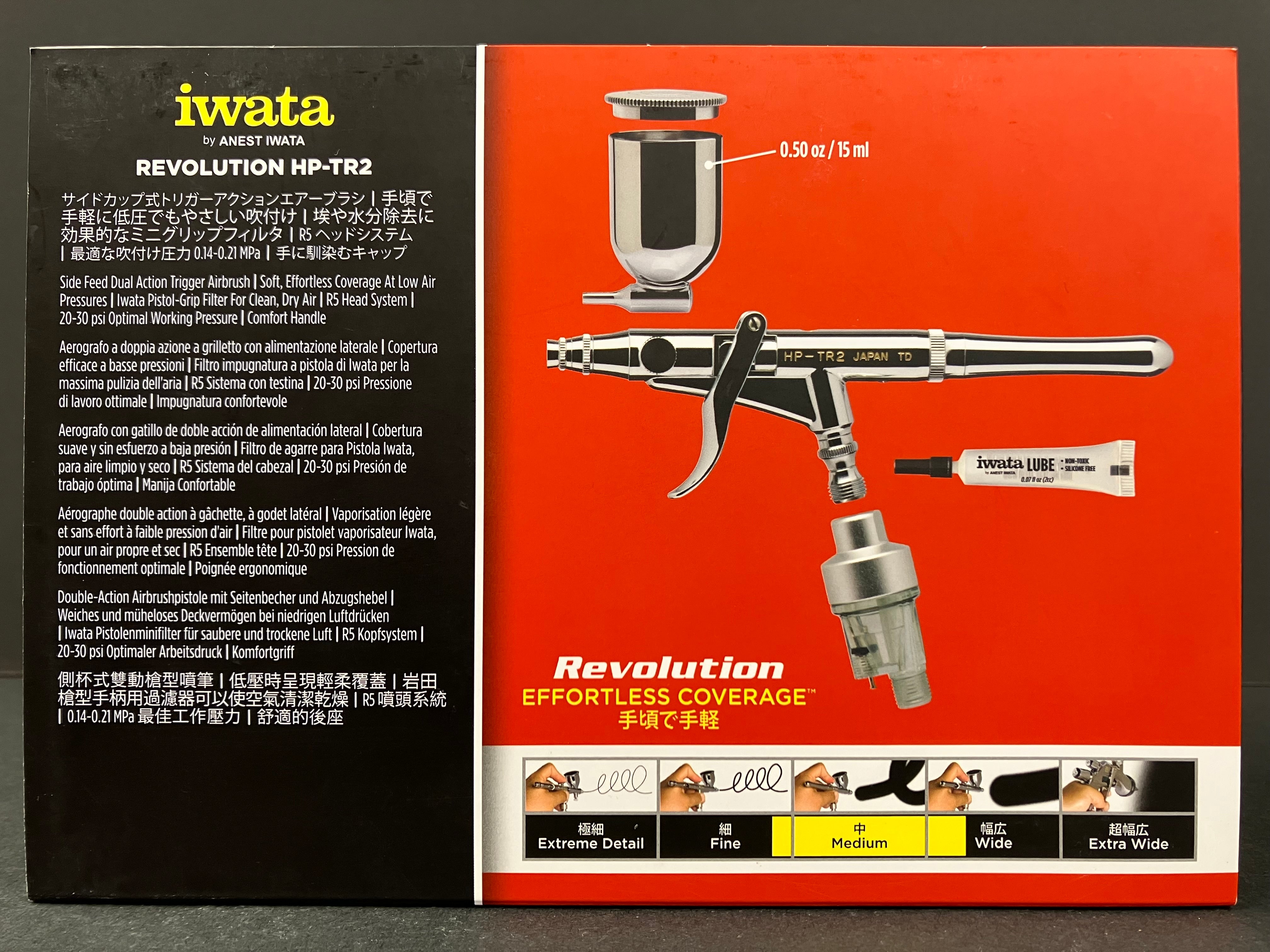 Revolution HP-TR2 Side Feed 0.5 mm Dual Action Trigger Airbrush R 5500