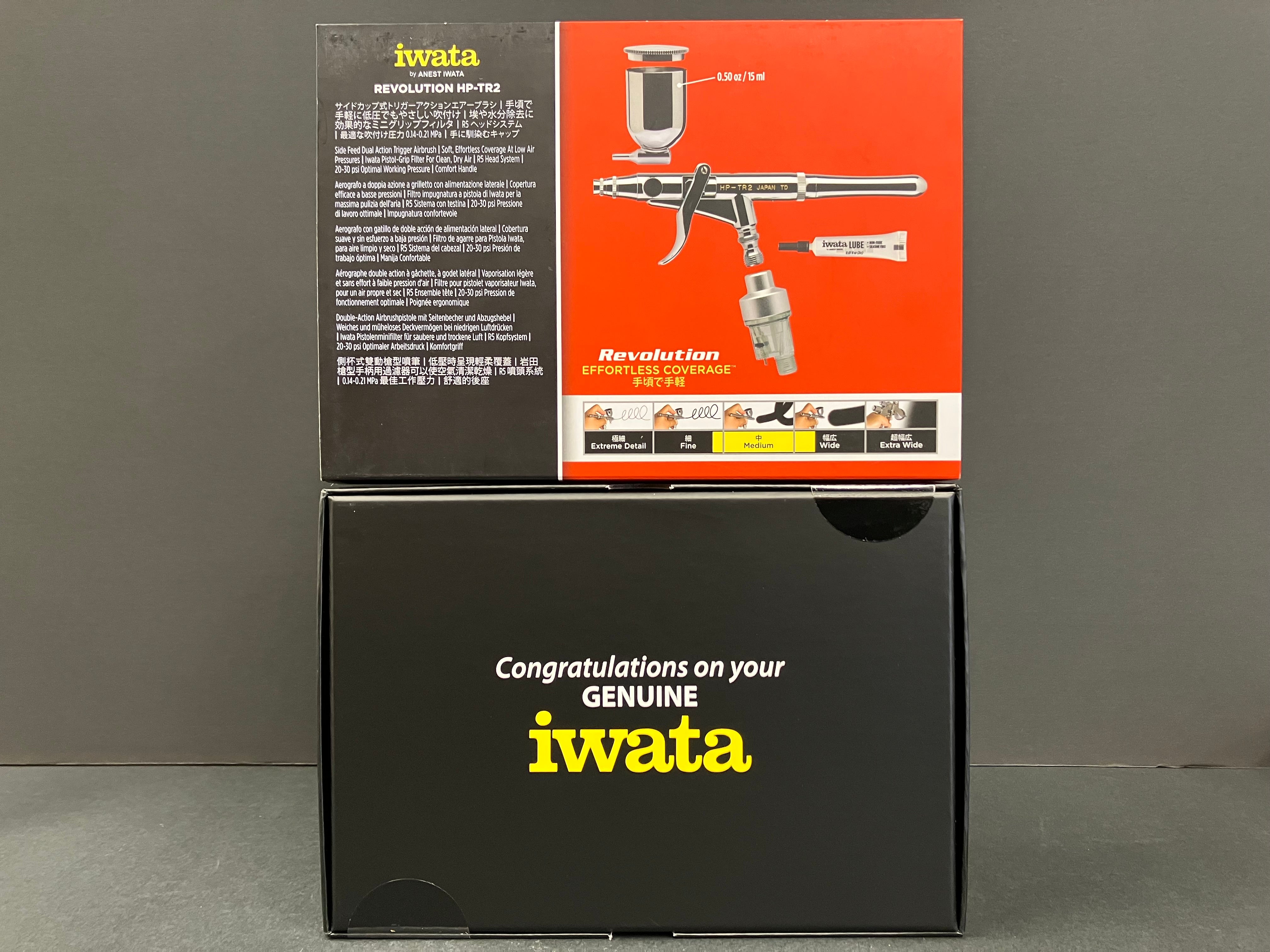 Revolution HP-TR2 Side Feed 0.5 mm Dual Action Trigger Airbrush R 5500