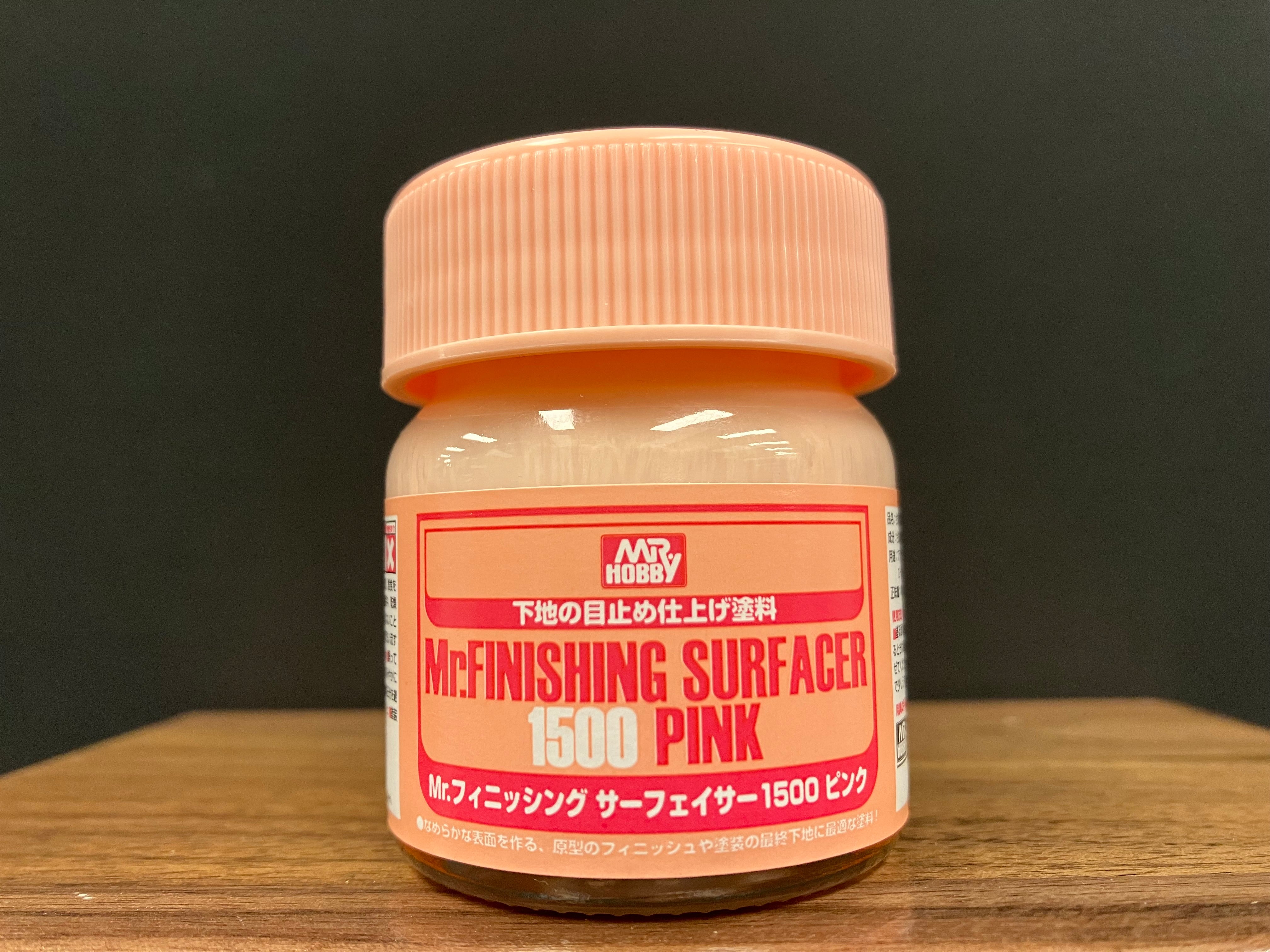 Mr. Finishing Surfacer 1500 Pink Bottle Type SF292