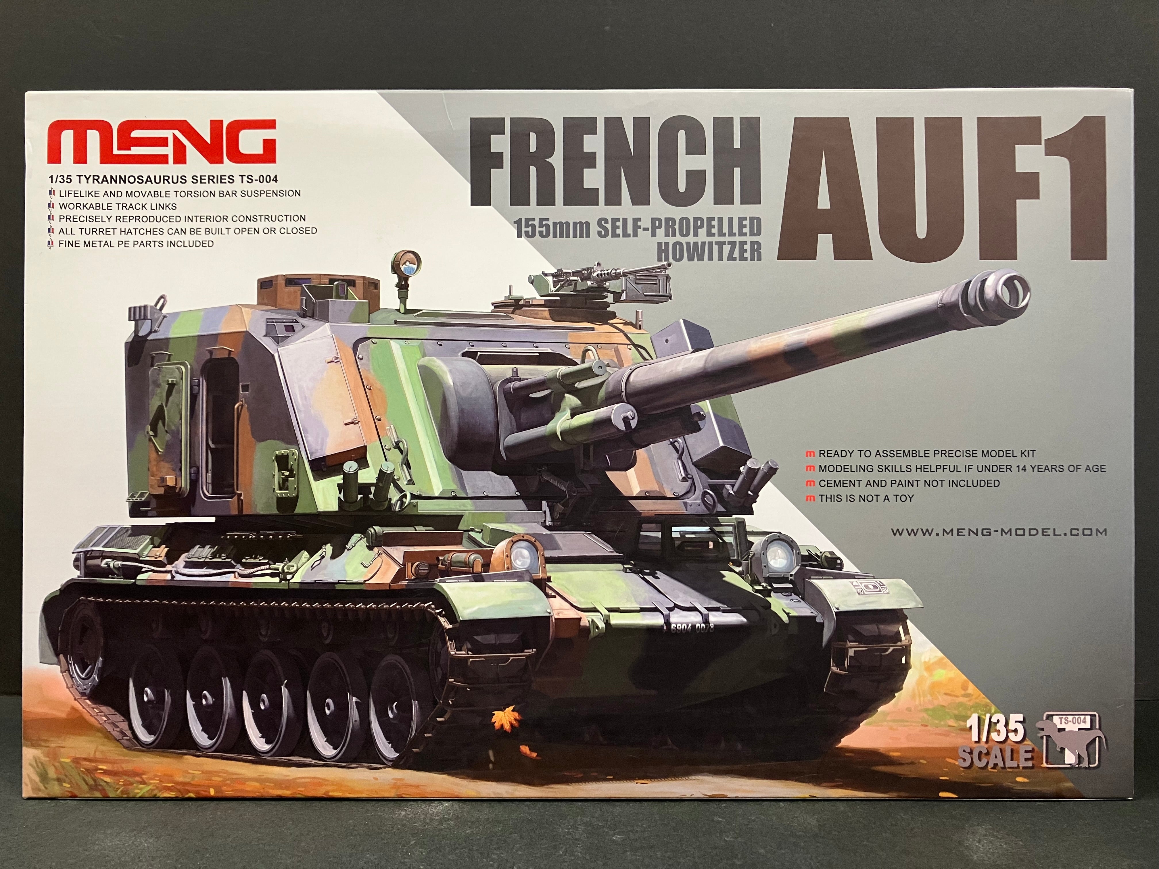 Tyrannosaurus (AFV) Series No. TS-004 1/35 Scale French AUF1 155 mm Self-Propelled Howitzer