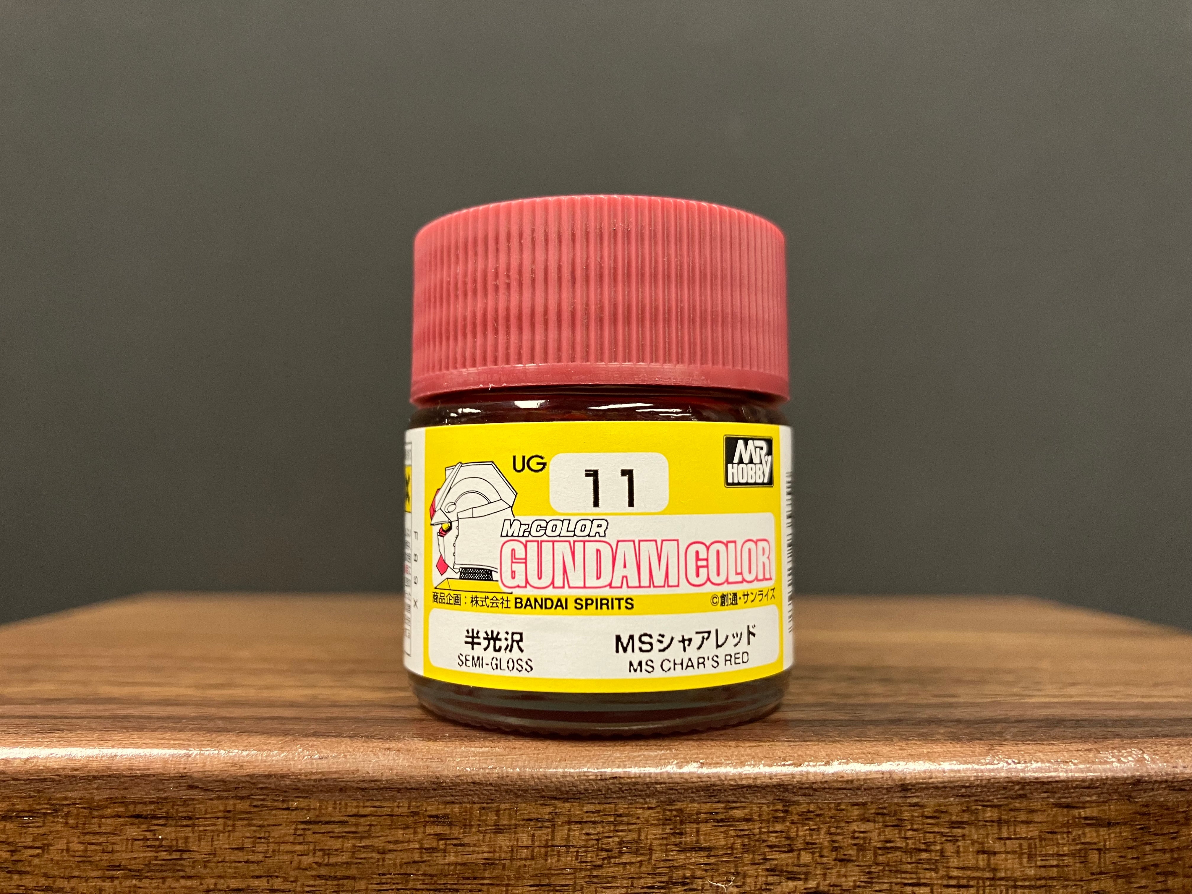 Semi-Gloss MS Char's Red UG 11 (馬沙渣古專用紅色 - 半光澤)