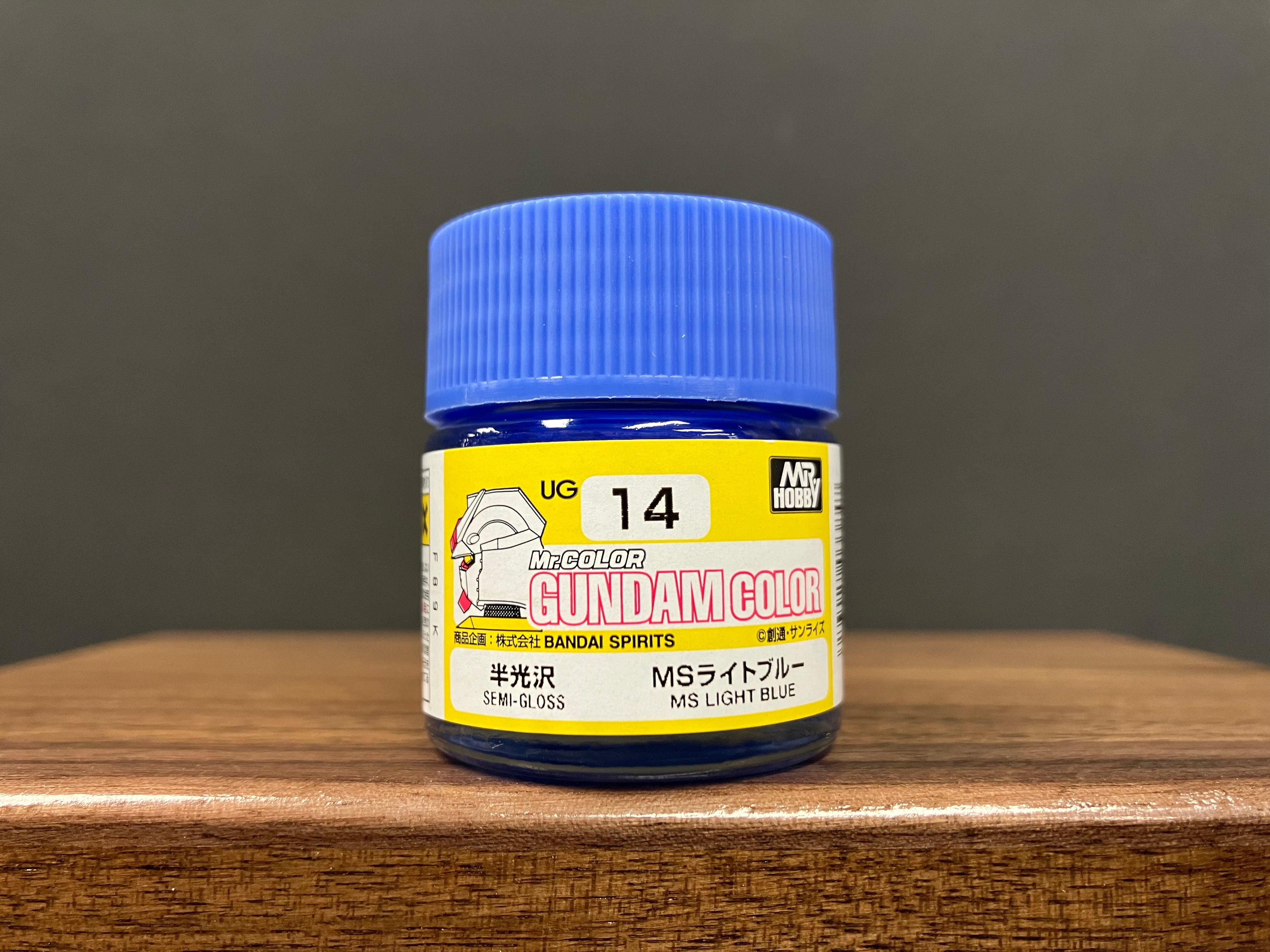 Semi-Gloss MS Light Blue UG 14 (高達專用淺藍色 - 半光澤)