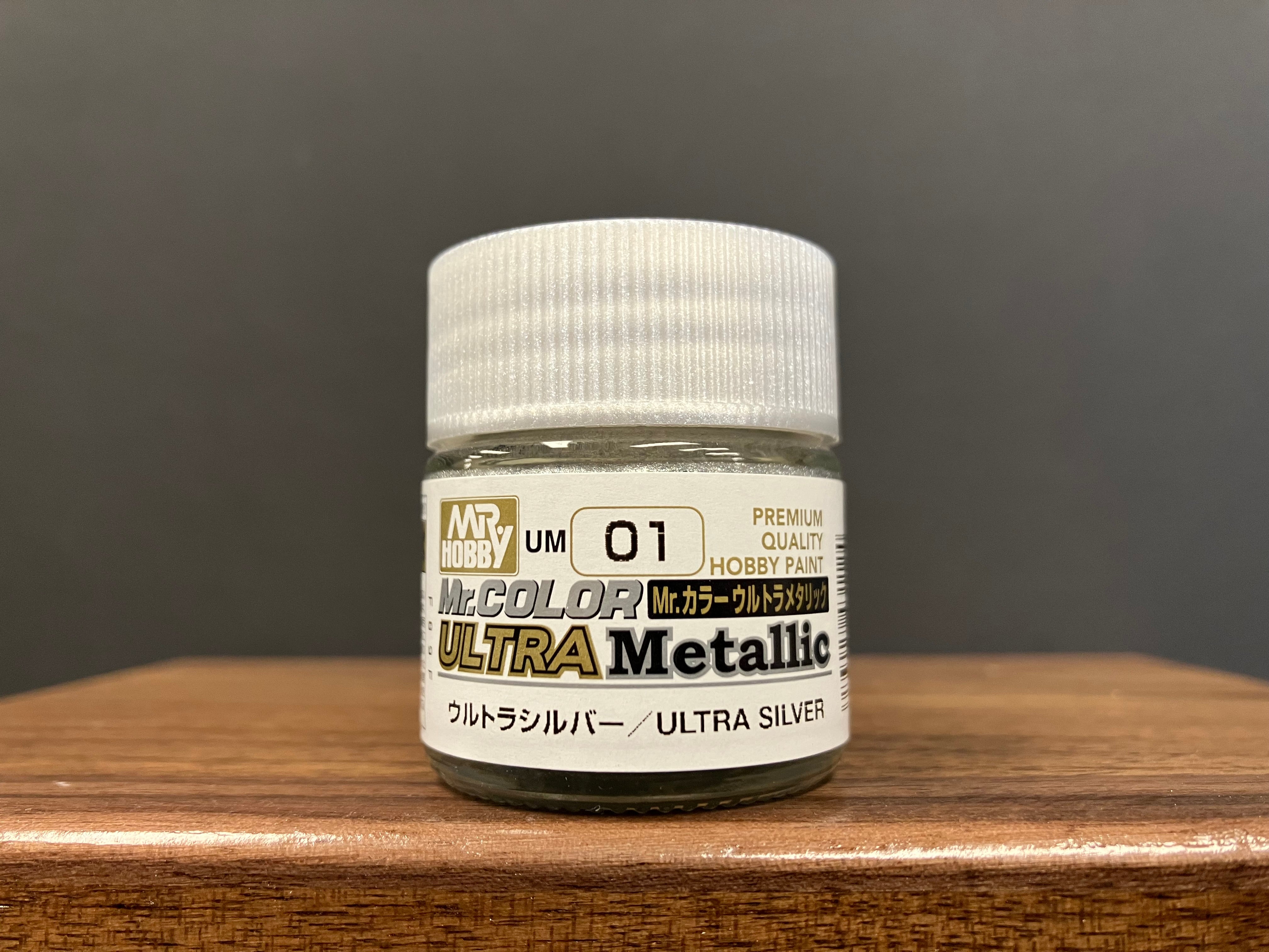 Premium Quality Hobby Paint ~ Mr. Color Ultra Metallic UM01 & UM02 極緻金屬漆