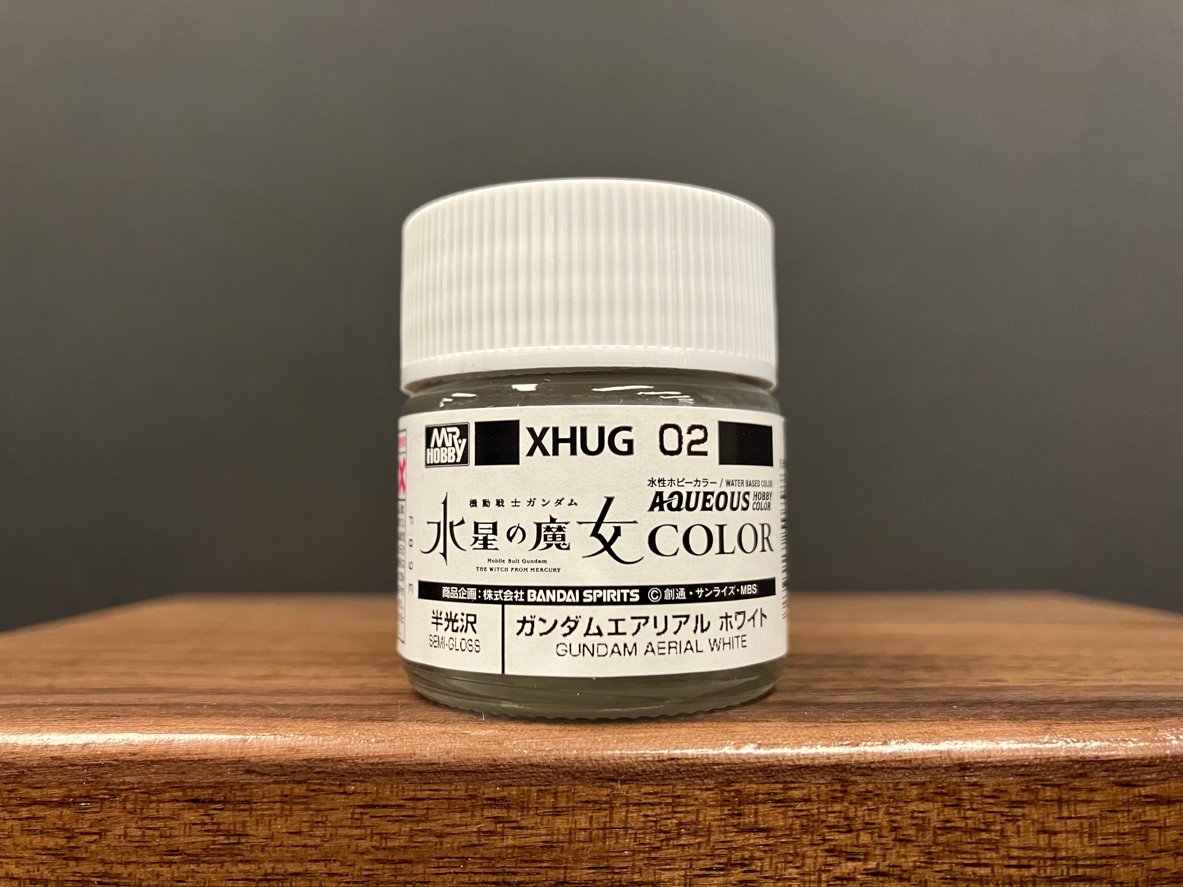 Semi-Gloss Gundam Aerial White XHUG 02 (風靈高達專用白色 - 半光澤)