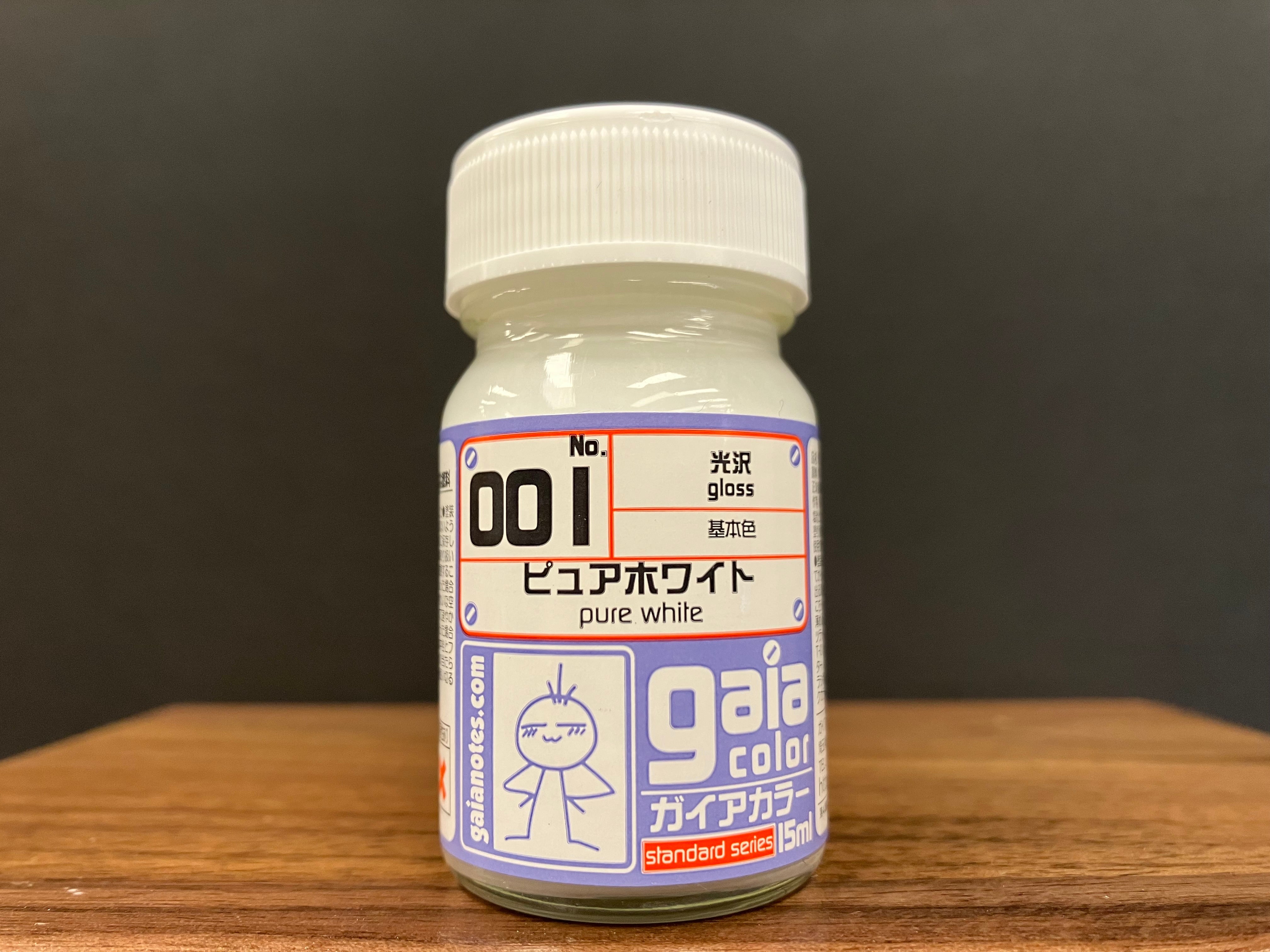 Gloss Pure White 001 光澤: 純白色 基本色