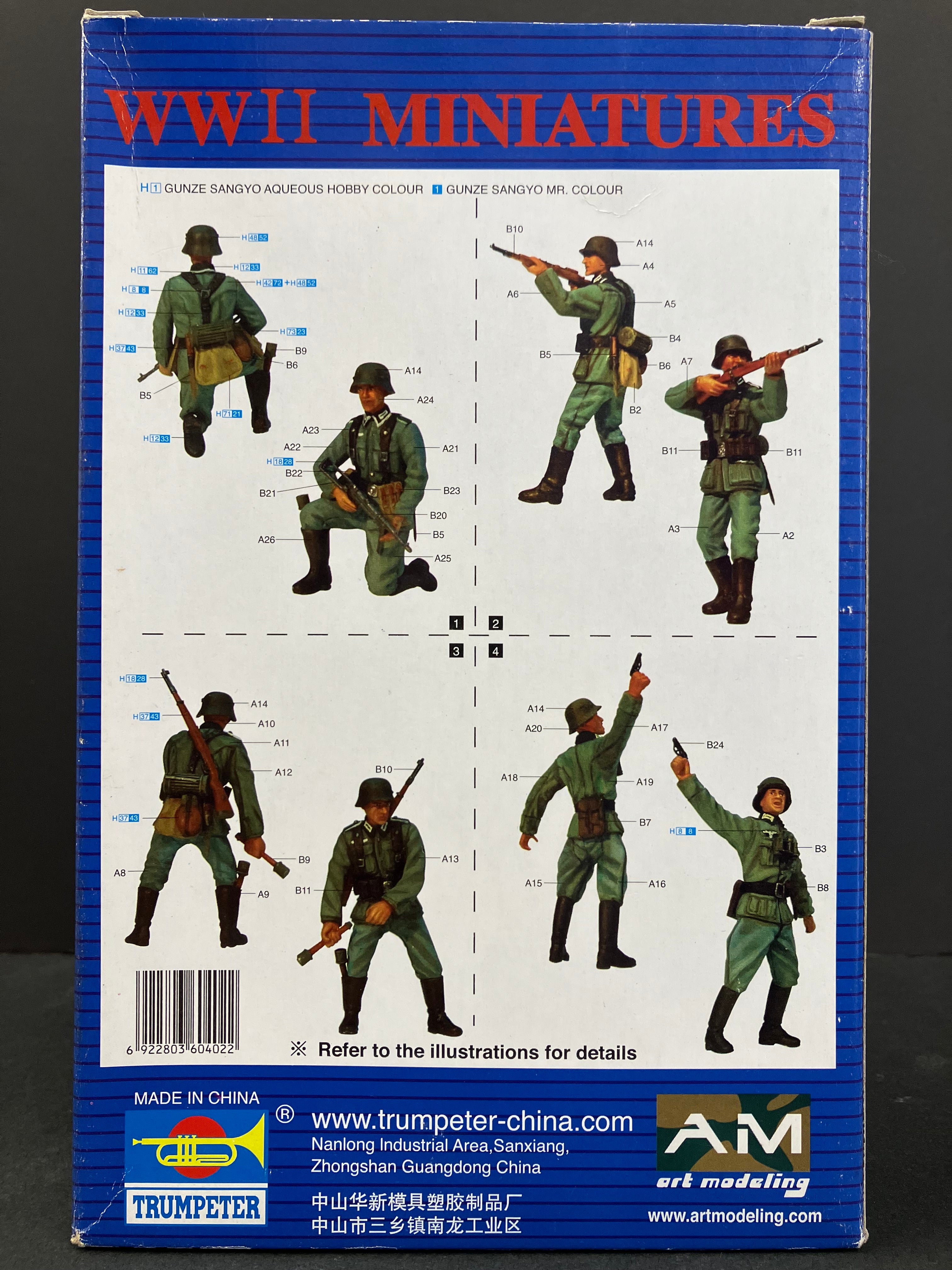Military Figures Series No. 00402 1/35 Scale Panzer Division [Poland Year 1939] ~ Part I
