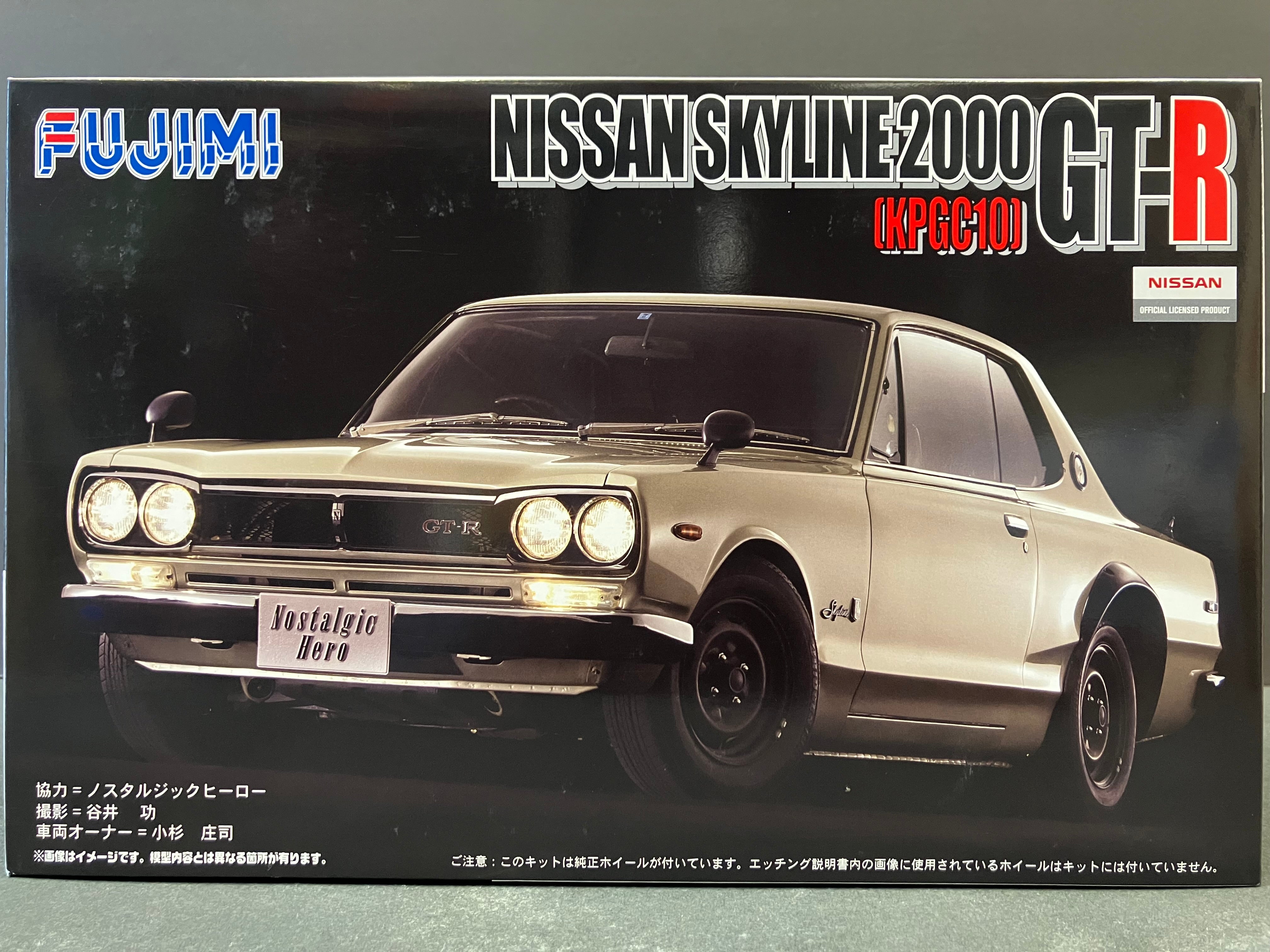 ID-115 Nissan Skyline 2000 GT-R KPGC10 2 Door Hardtop Version DX (Hakosuka) with Photo-Etched Parts [第一代·雙門轎跑版本·包含蝕刻片改裝零件]