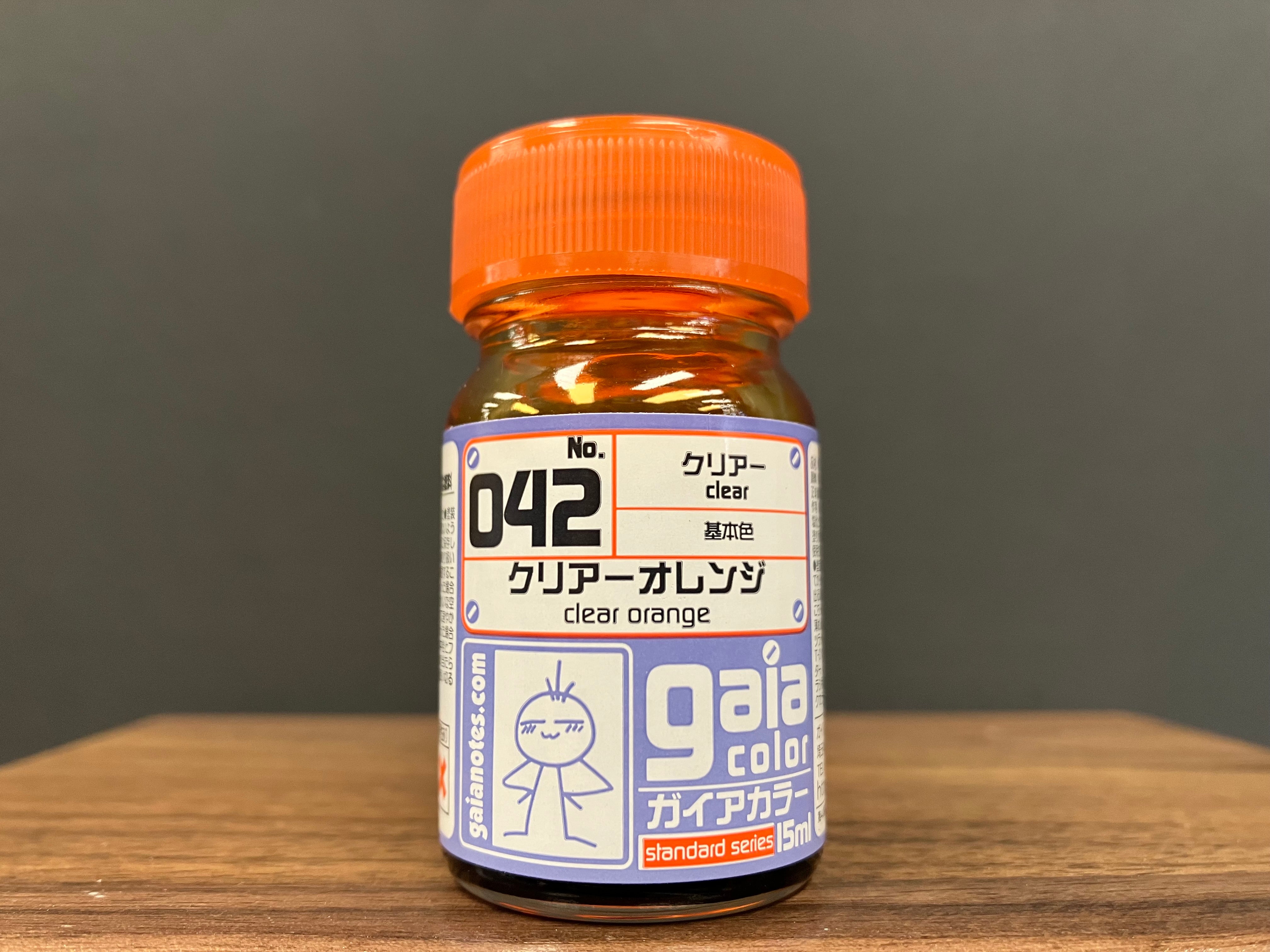 Gloss Translucent Clear Orange 042 光澤: 透明橙色 基本色
