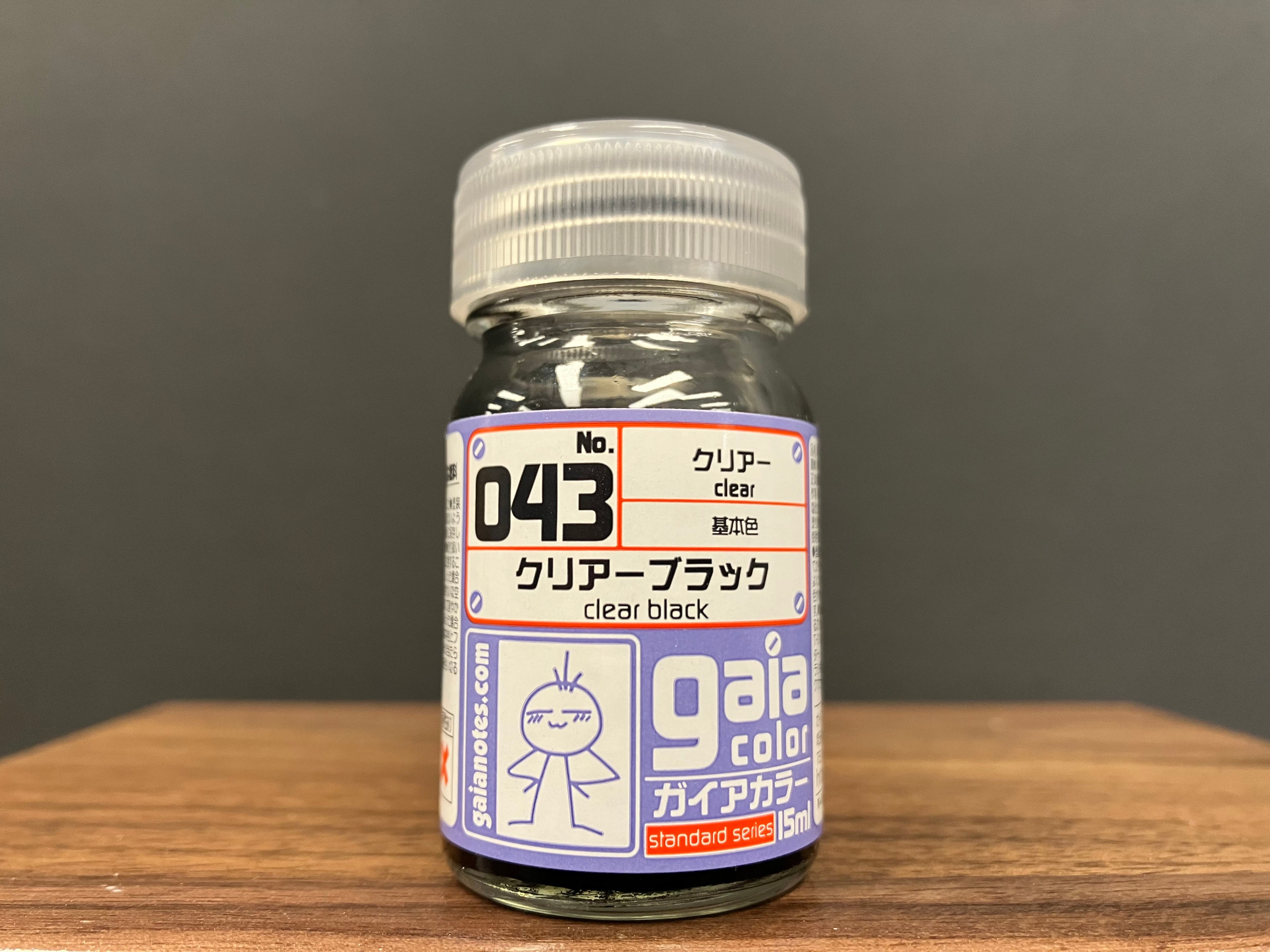 Gloss Translucent Clear Black 043 光澤: 透明黑色 基本色