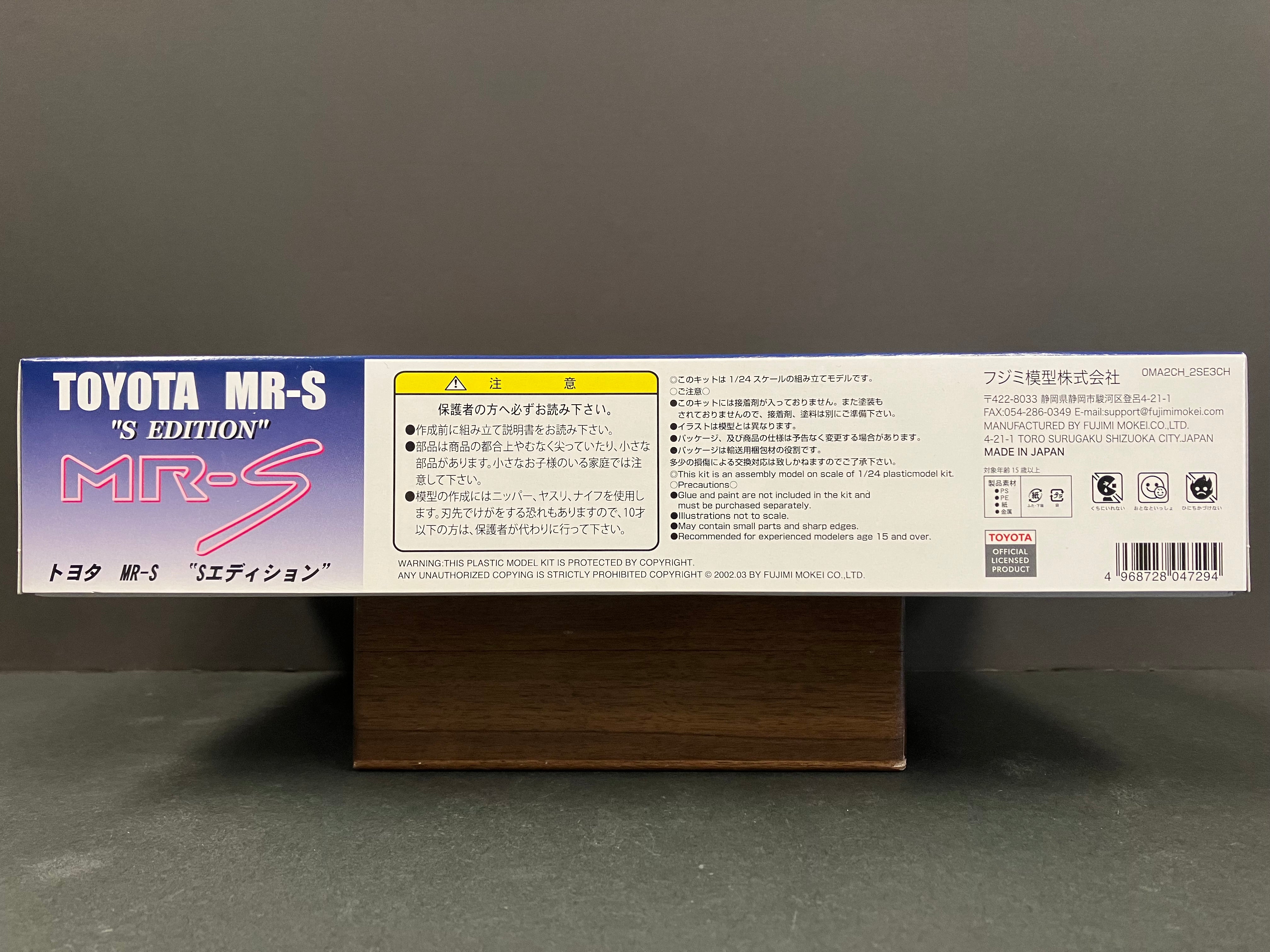 ID-37 Toyota MR-S S Edition ZZW30 Zenki Version [前期型]