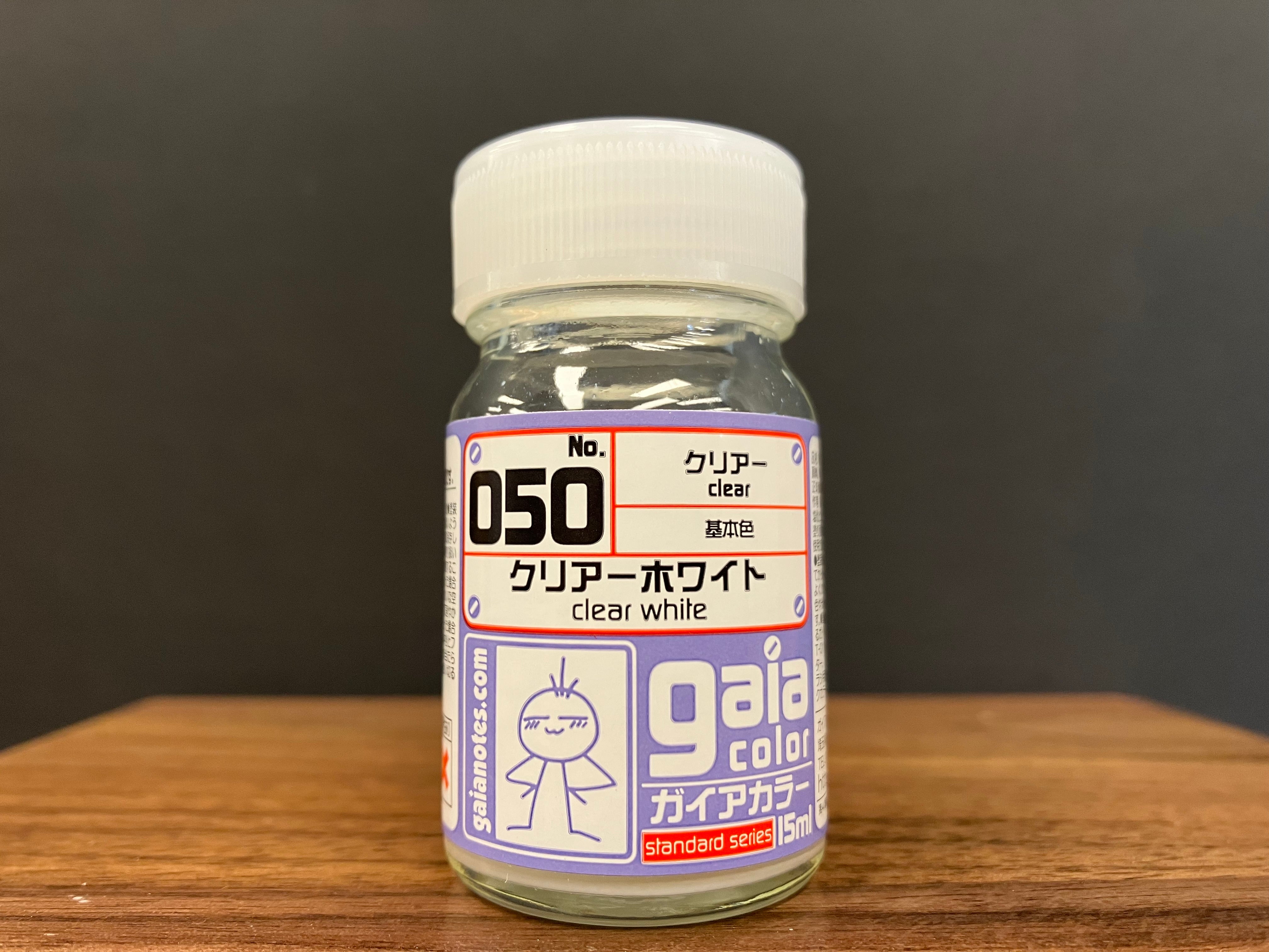 Gloss Translucent Clear White 050 光澤: 透明白色 基本色