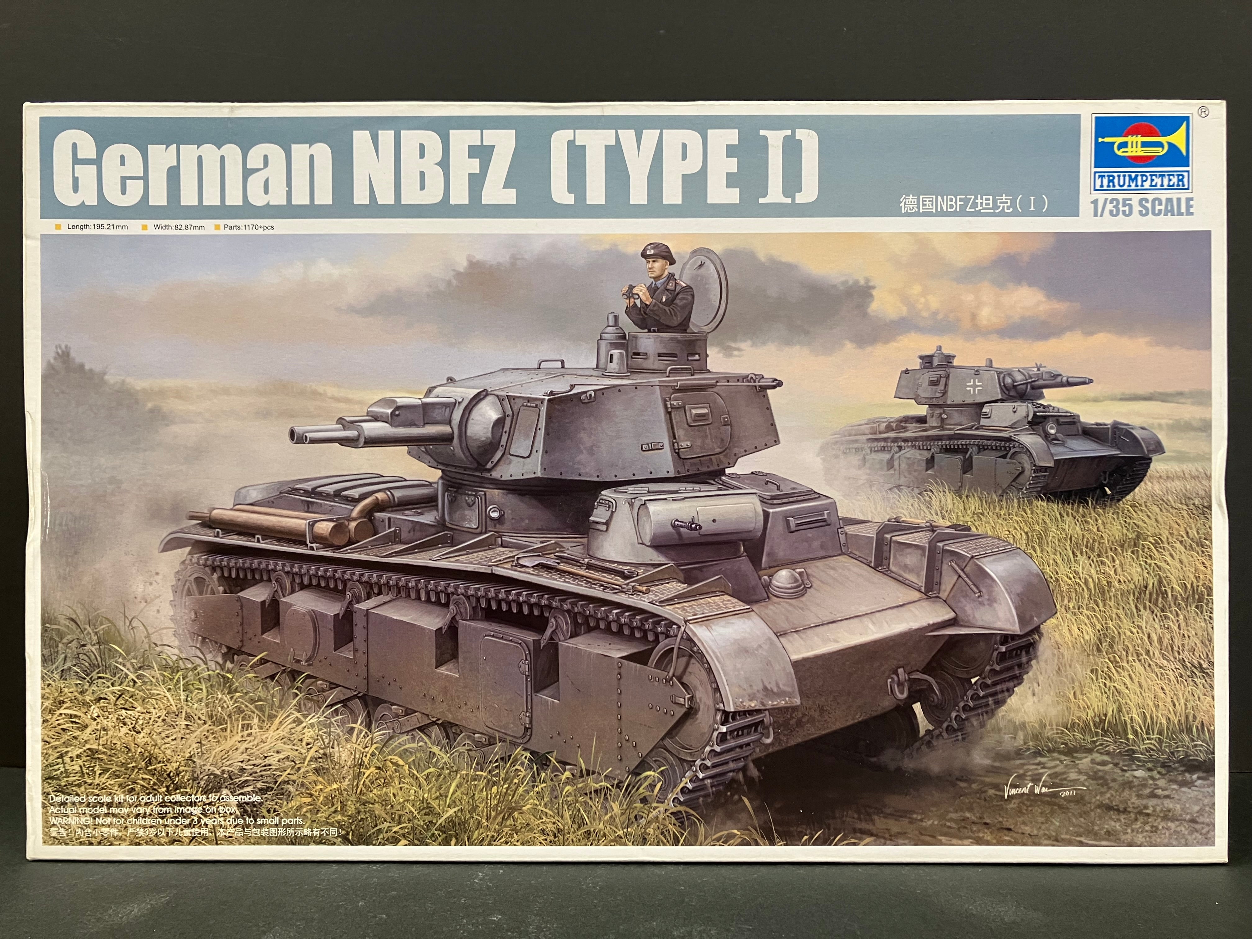 Armor Series No. 05527 1/35 Scale German NBFZ (Type I) [Neubaufahrzeug („Nb.Fz.“)]