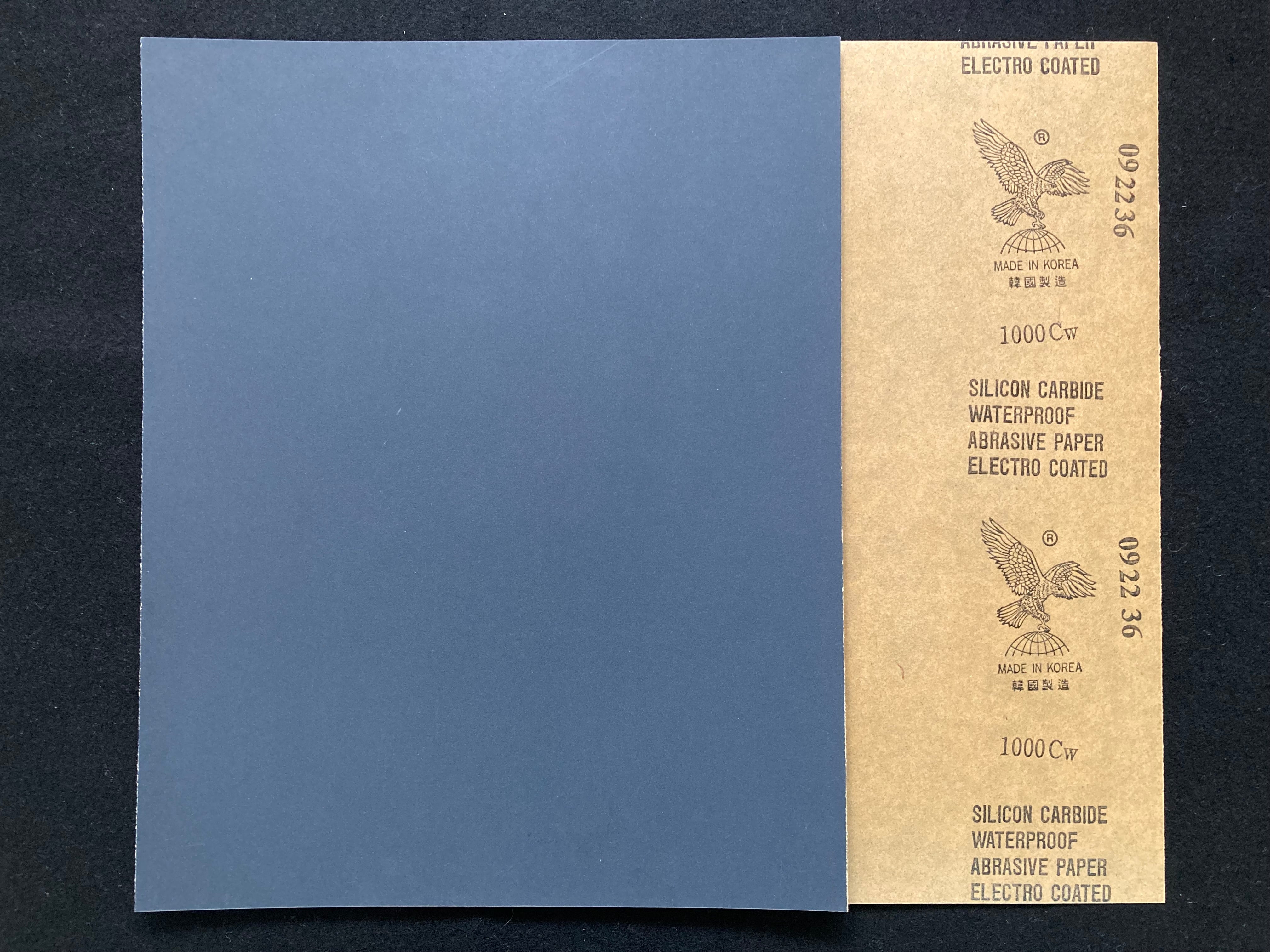 Silicon Carbide Waterproof Abrasive Paper #1000 [碳化矽打磨水砂紙]