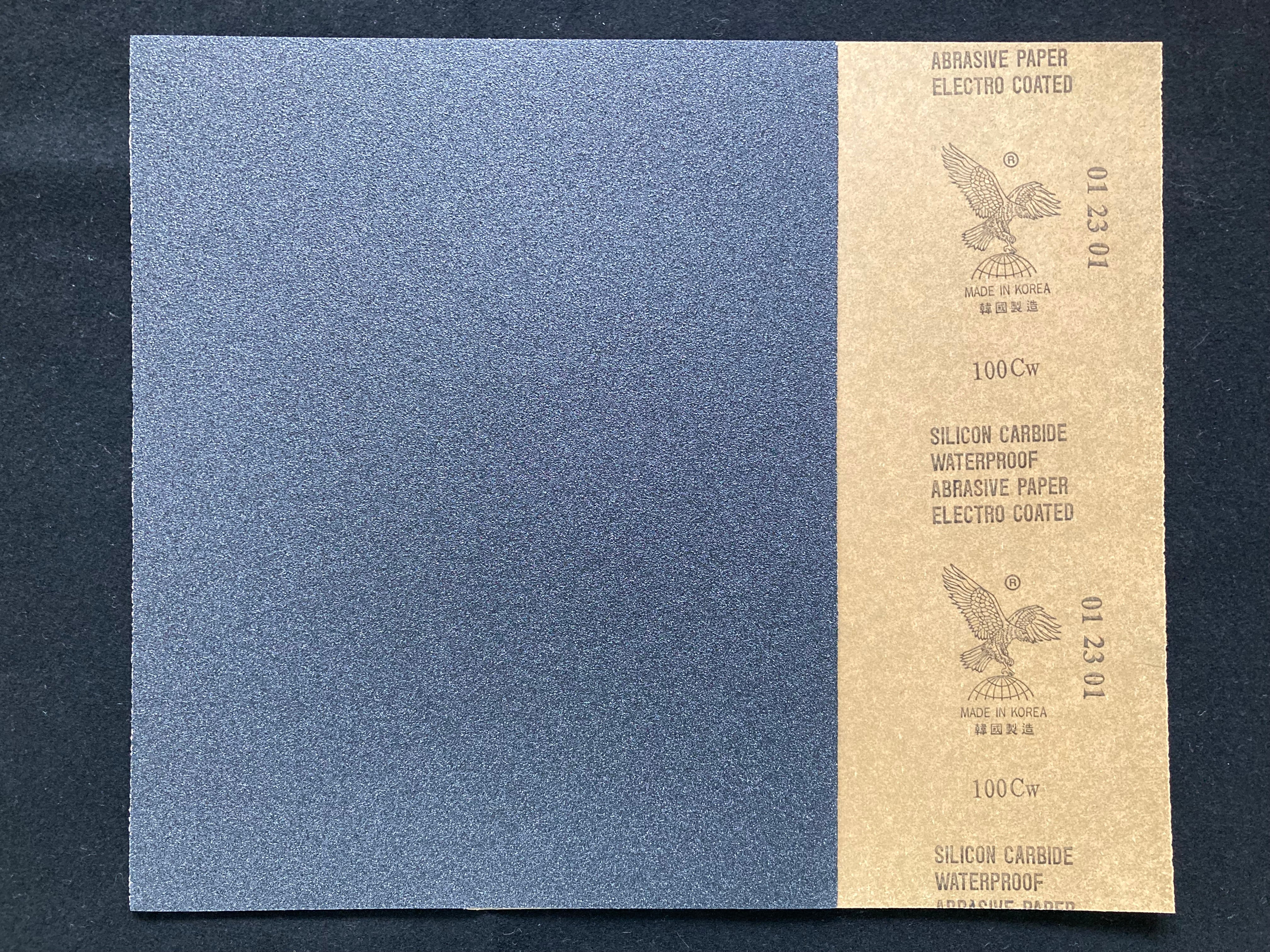 Silicon Carbide Waterproof Abrasive Paper #100 [碳化矽打磨水砂紙]