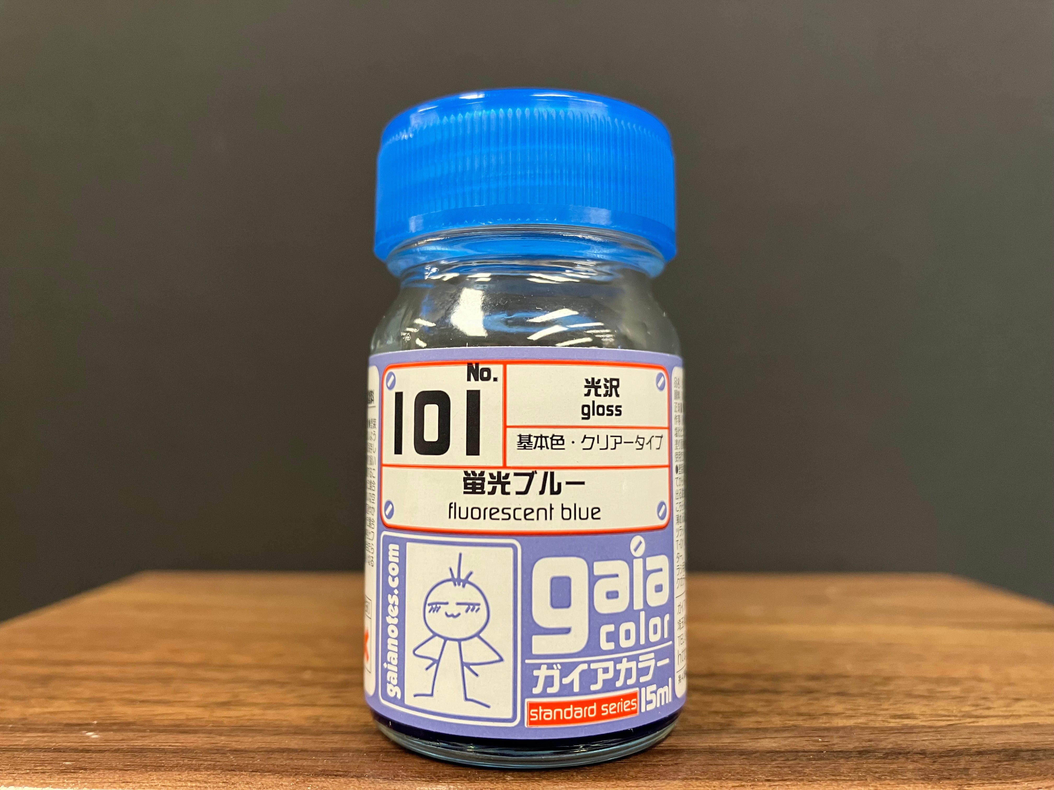 Gloss Fluorescent Blue 101 光澤: 螢光藍色 基本色·染料型透明類