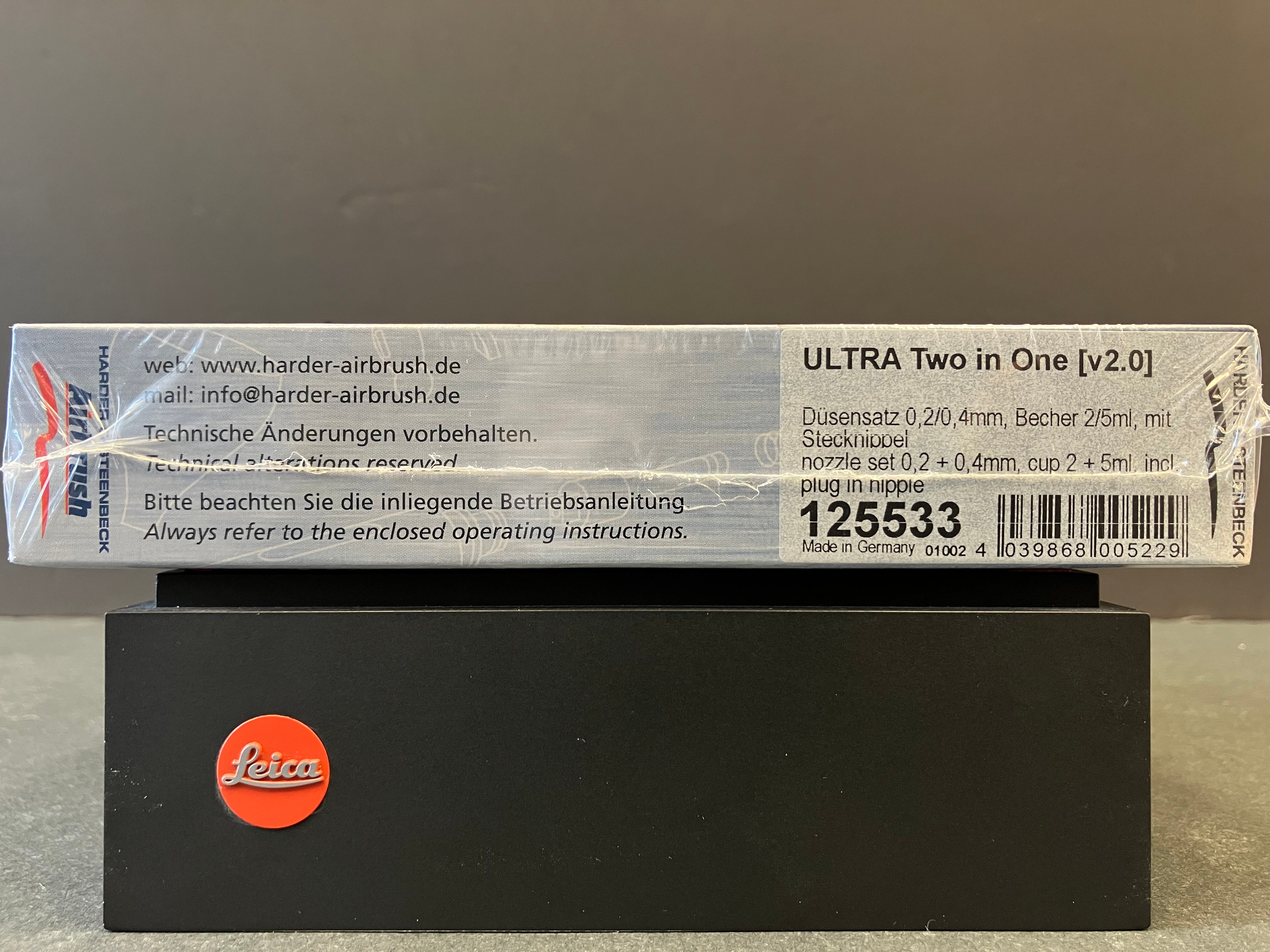 Ultra Two in One 0.2 + 0.4 mm Airbrush [Version 2.0] 125533