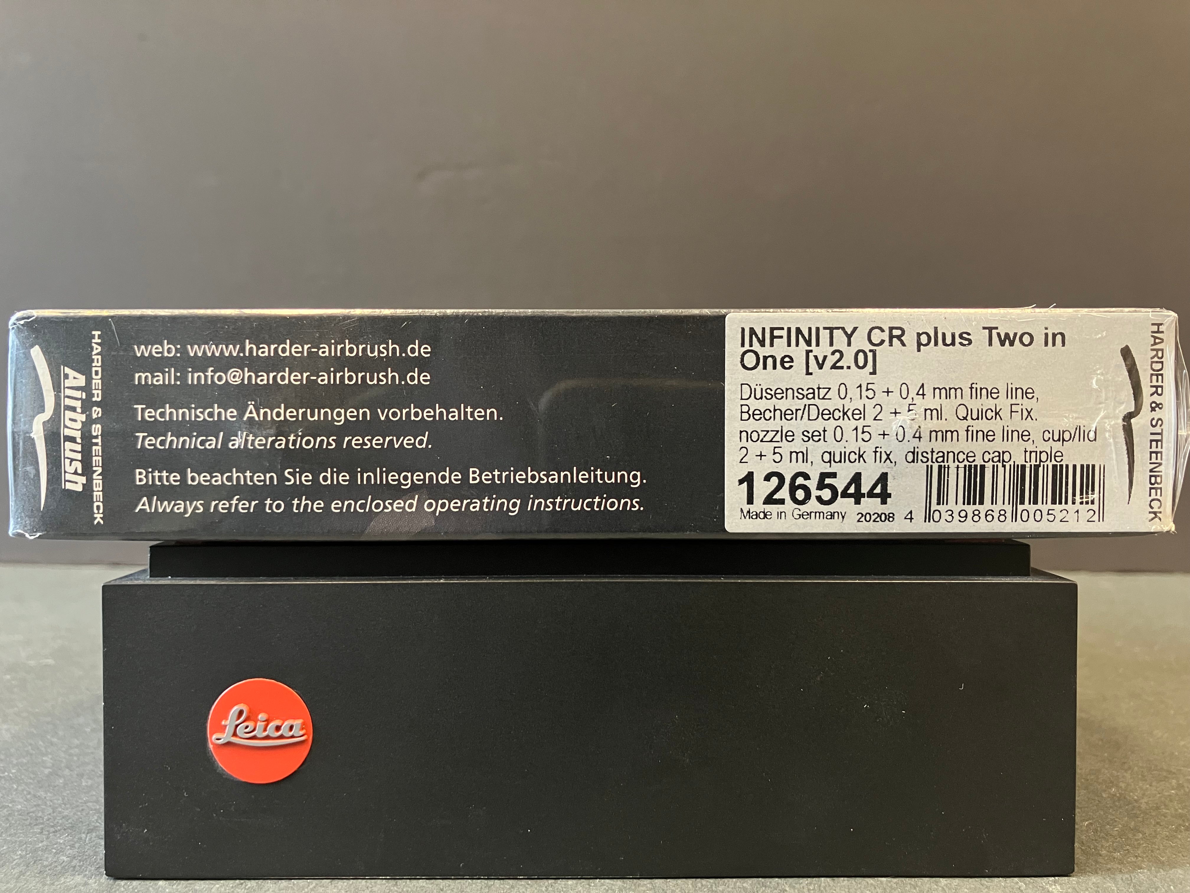 Infinity CR Plus Two in One 0.15 + 0.4 mm Fine Line Airbrush [Version 2.0] 126544
