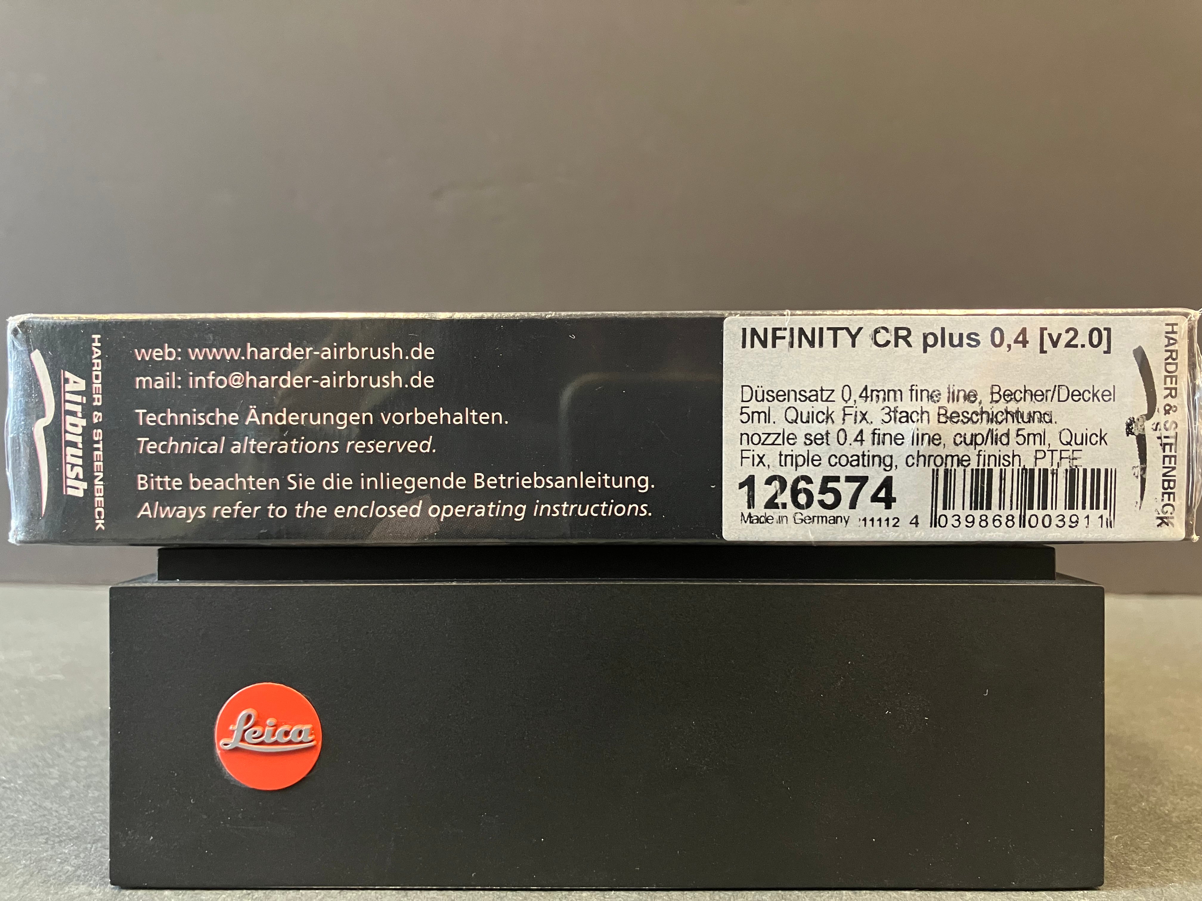 Infinity CR Plus Solo 0.4 mm Fine Line Airbrush [Version 2.0] 126574