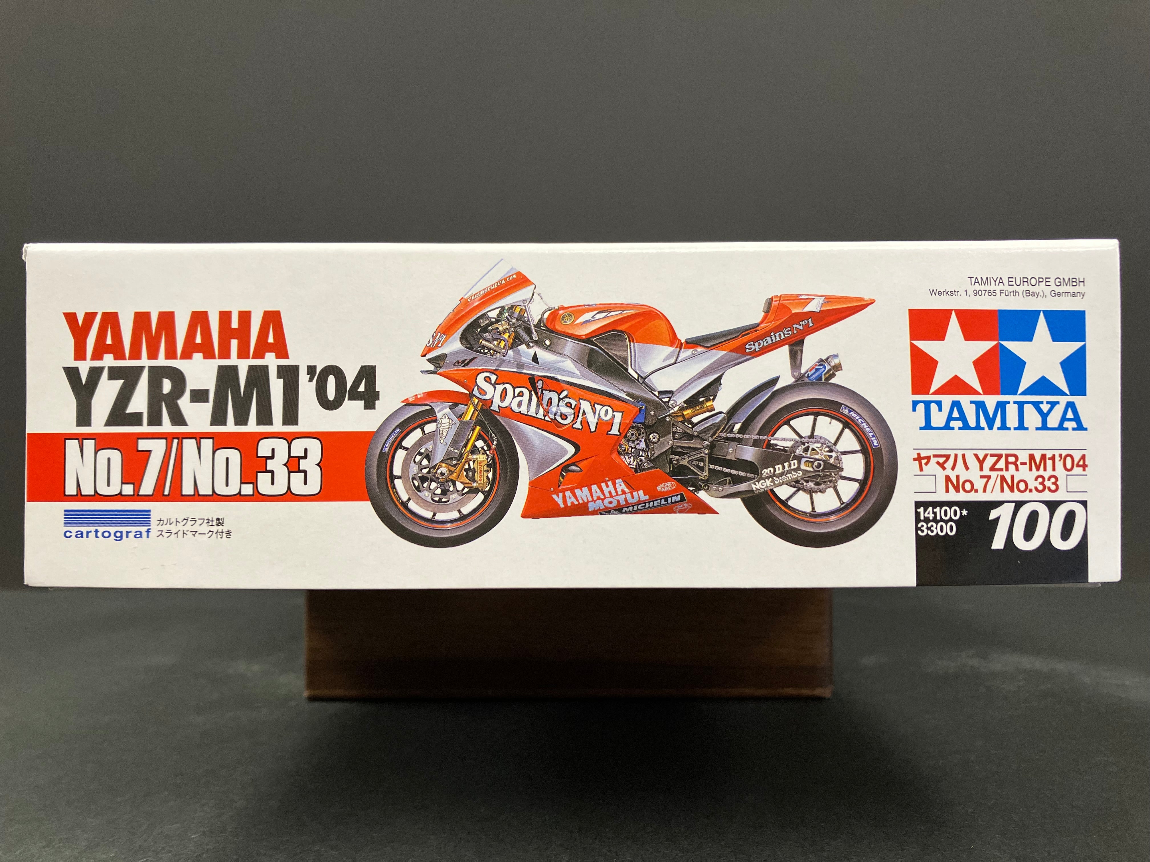 No. 100 Yamaha YZR-M1 ~ Year 2004 MotoGP Version [No.7 Carlos Checa / No.33 Marco Melandri]