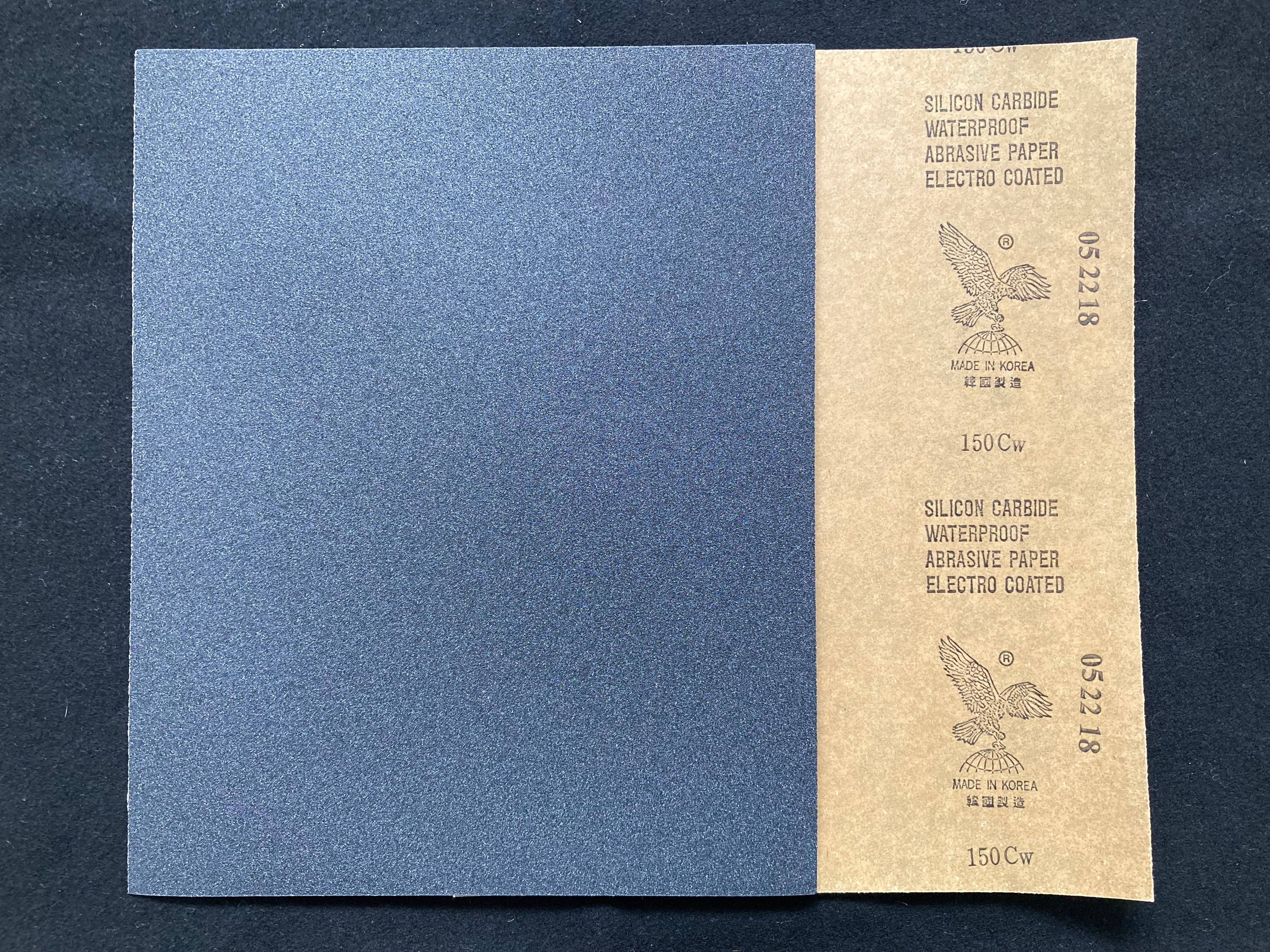 Silicon Carbide Waterproof Abrasive Paper #150 [碳化矽打磨水砂紙]