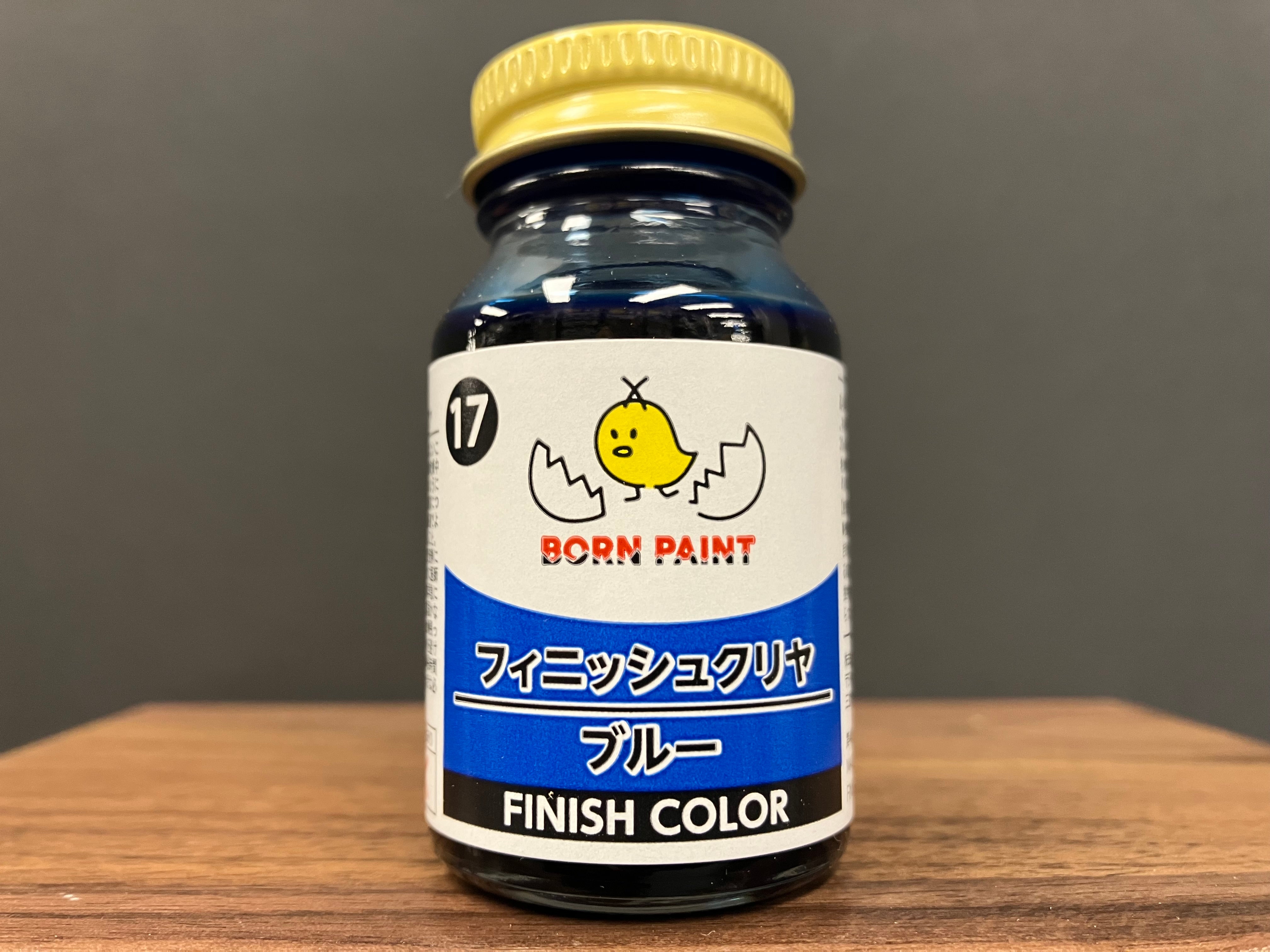 No. 17 Finish Color Clear Blue [低侵蝕 - 亮光澤透明藍] (フィニッシュクリヤ ブルー) 30 ml