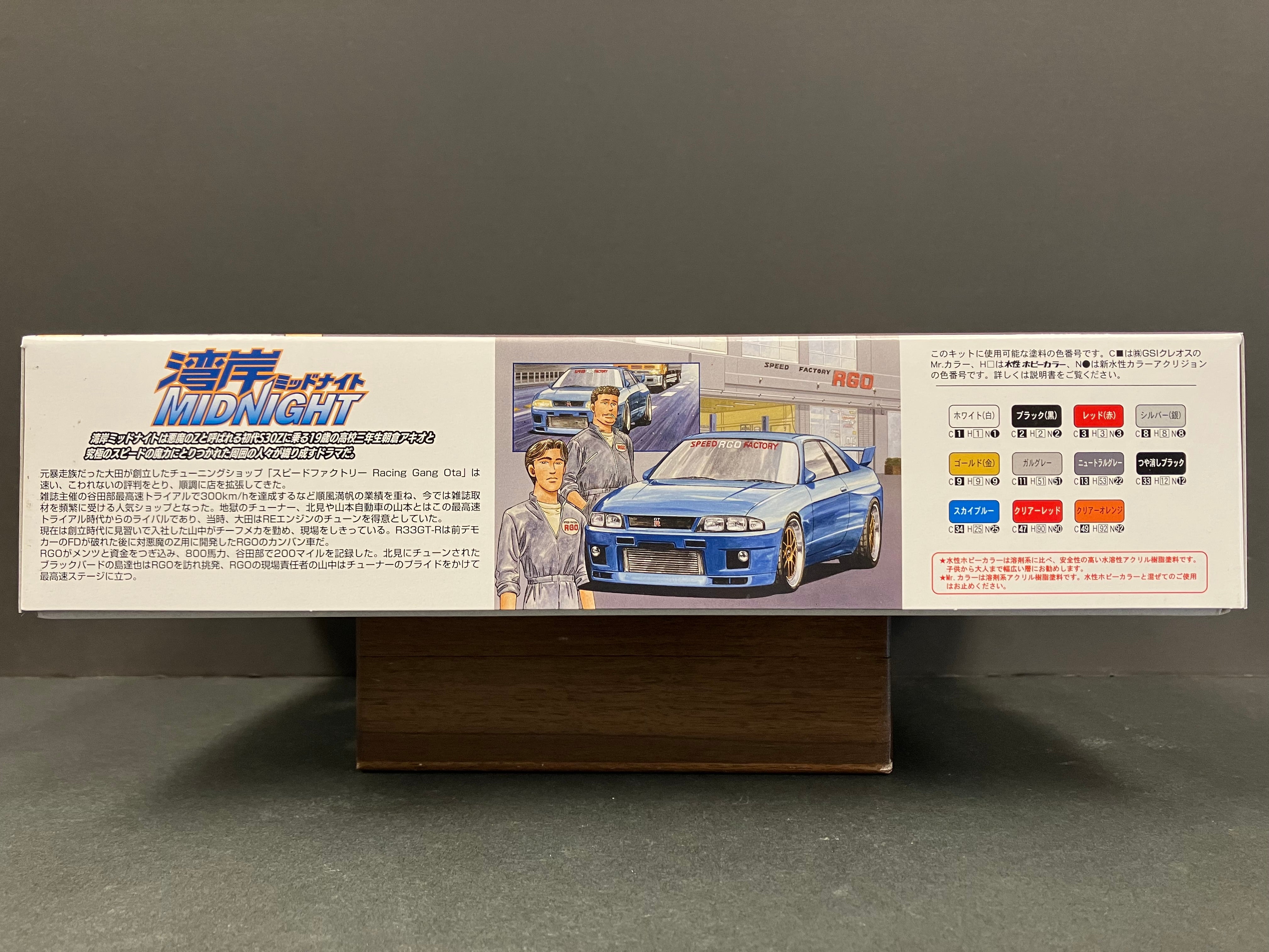 Wangan Midnight No. 4 Nissan Skyline GT-R R33 V-Spec (BCNR33) RGO ~ Kazuo Ohta, Yamanaka [大田和夫, 山中 - Speed Factory RGO]