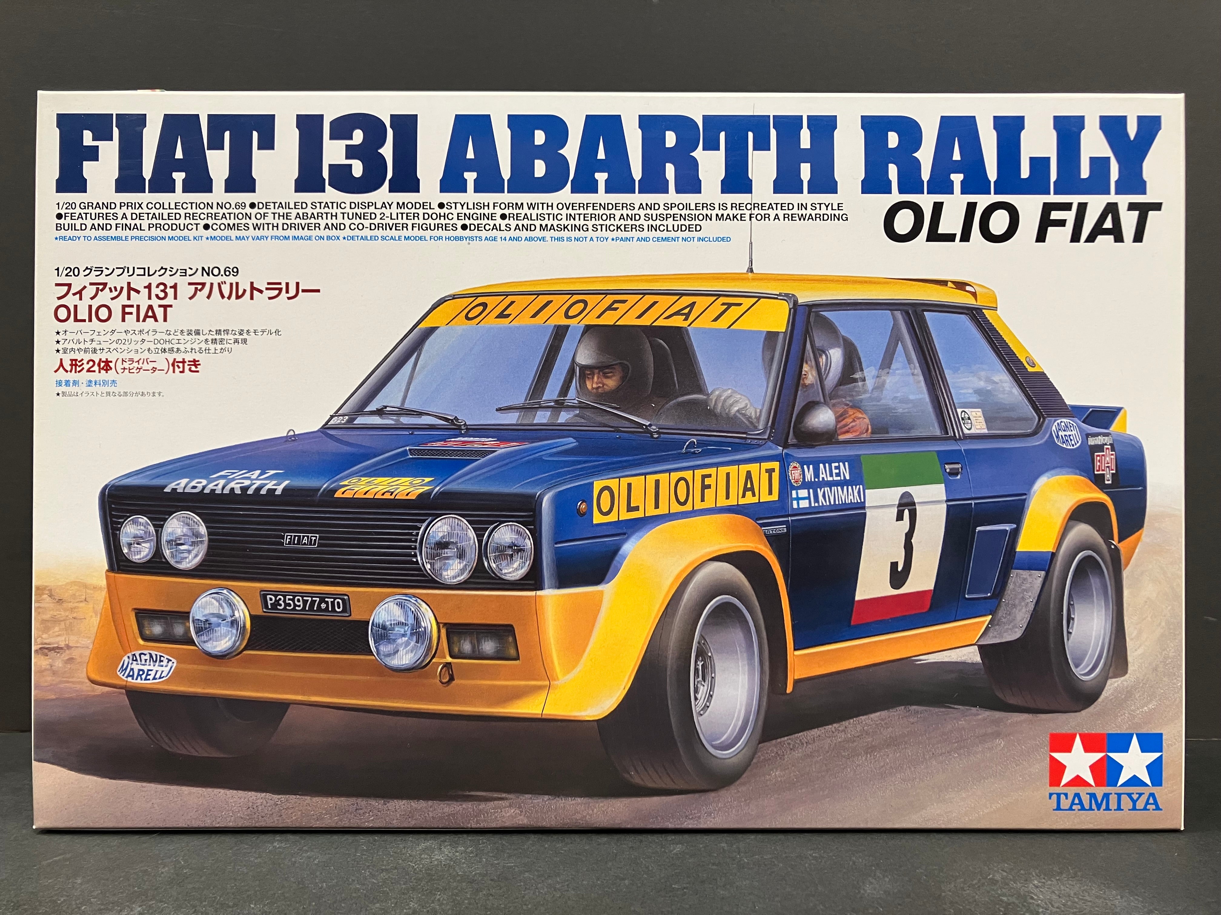 No. 069 Fiat 131 Abarth Rally ~ Year 1976 World Rally Championship Olio Fiat Version [Markku Alén & Ilkka Kivimäki]