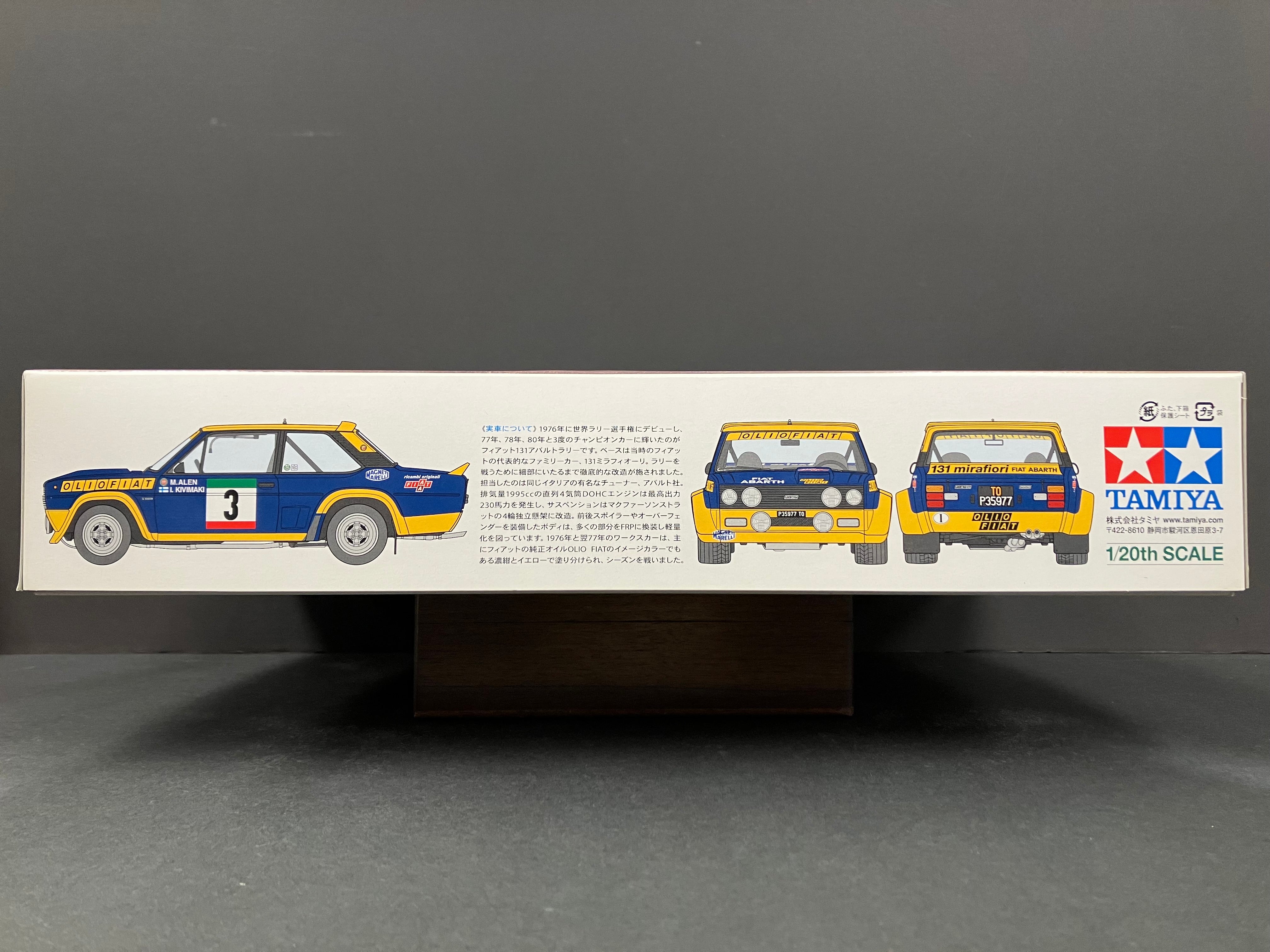 No. 069 Fiat 131 Abarth Rally ~ Year 1976 World Rally Championship Olio Fiat Version [Markku Alén & Ilkka Kivimäki]