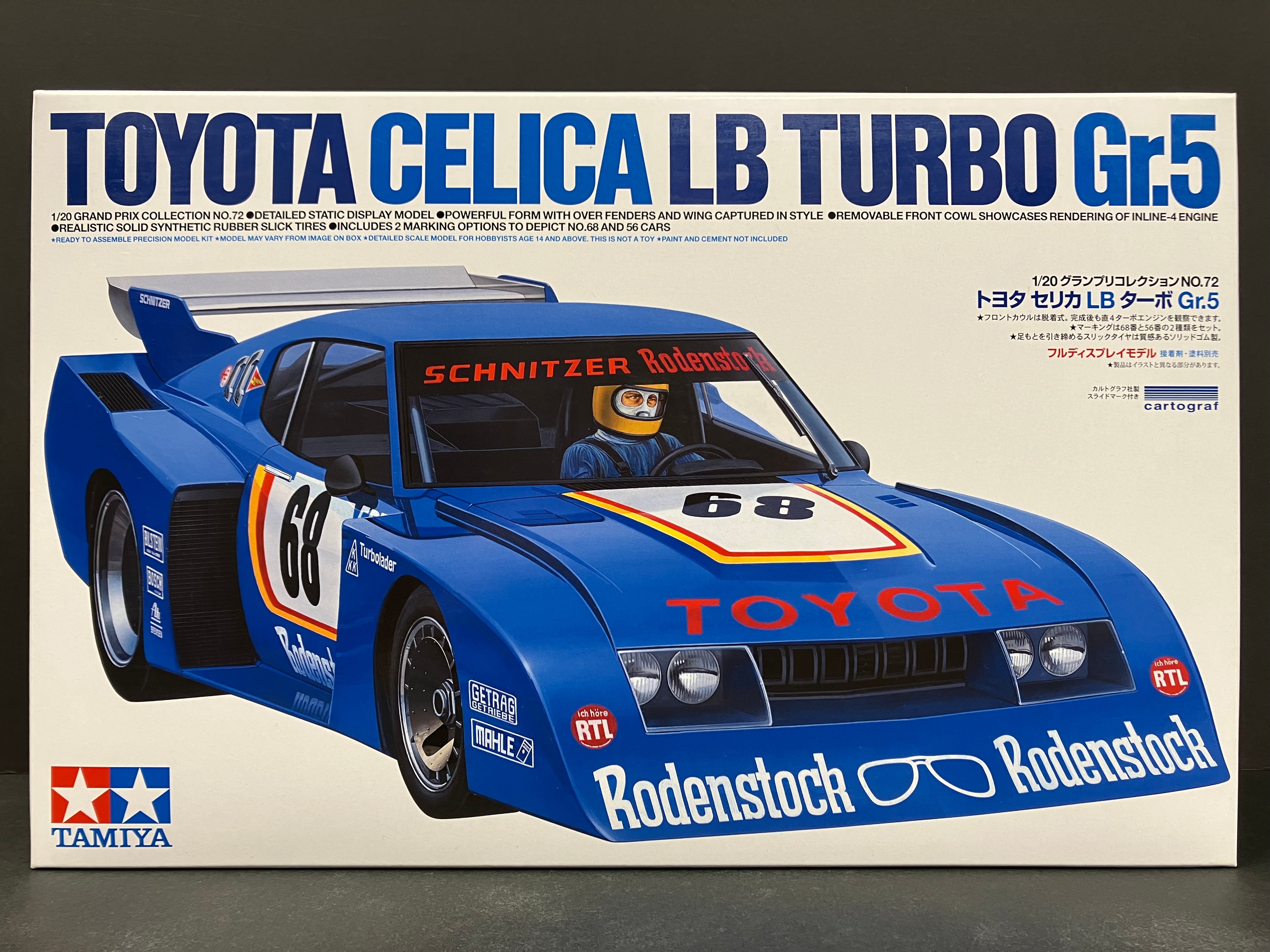 No. 072 Toyota Celica LB Turbo Group 5 ~ Year 1977 German Racing Car Championship (DRM) Version
