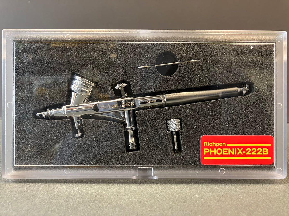 Phoenix Series Gravity Feed 0.2 mm Dual Action Airbrush 222B