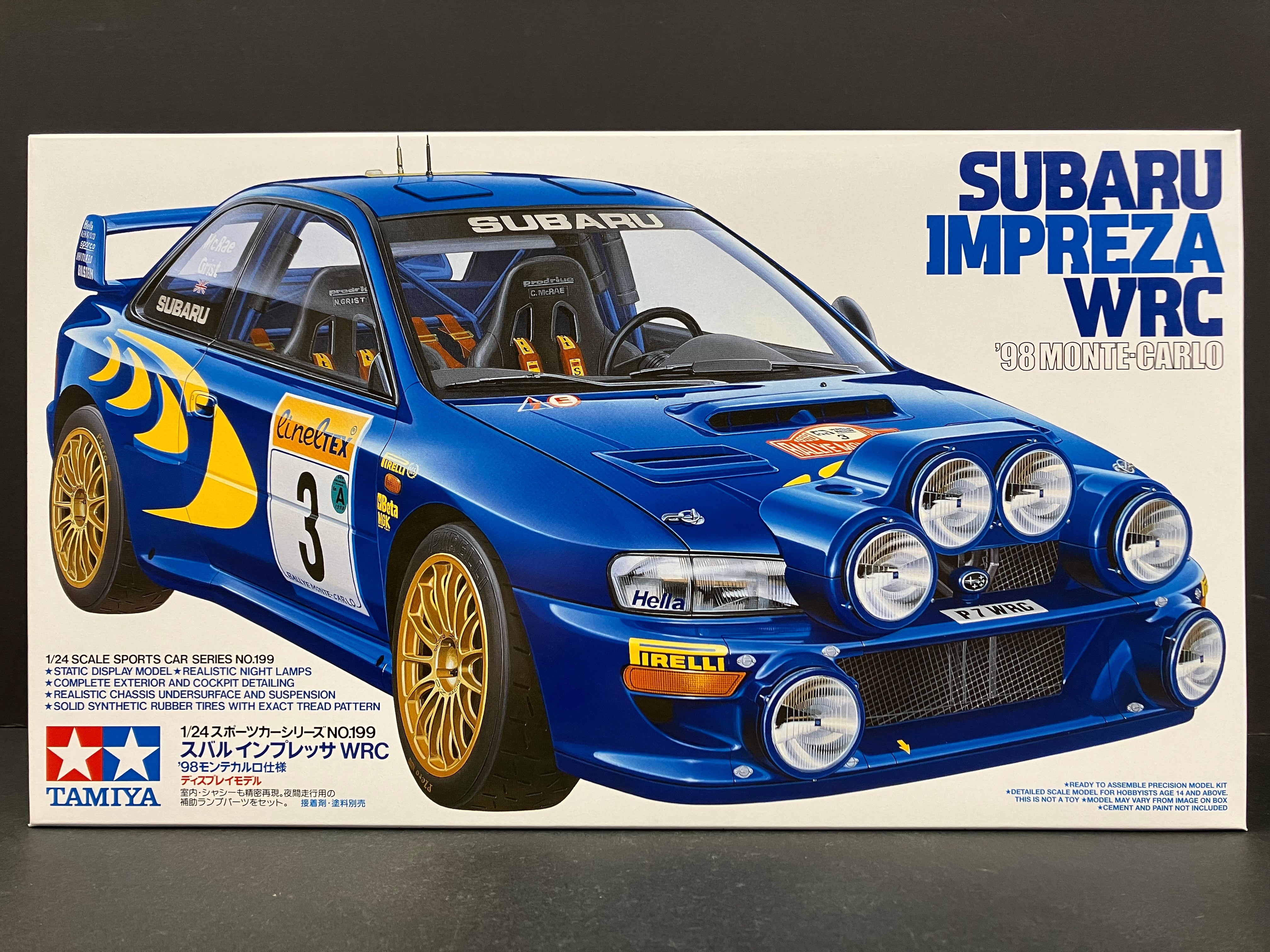 No. 199 Subaru Impreza WRC GC8 ~ Year 1998 Monte-Carlo Rally Version [Colin McRae & Nicky Grist]