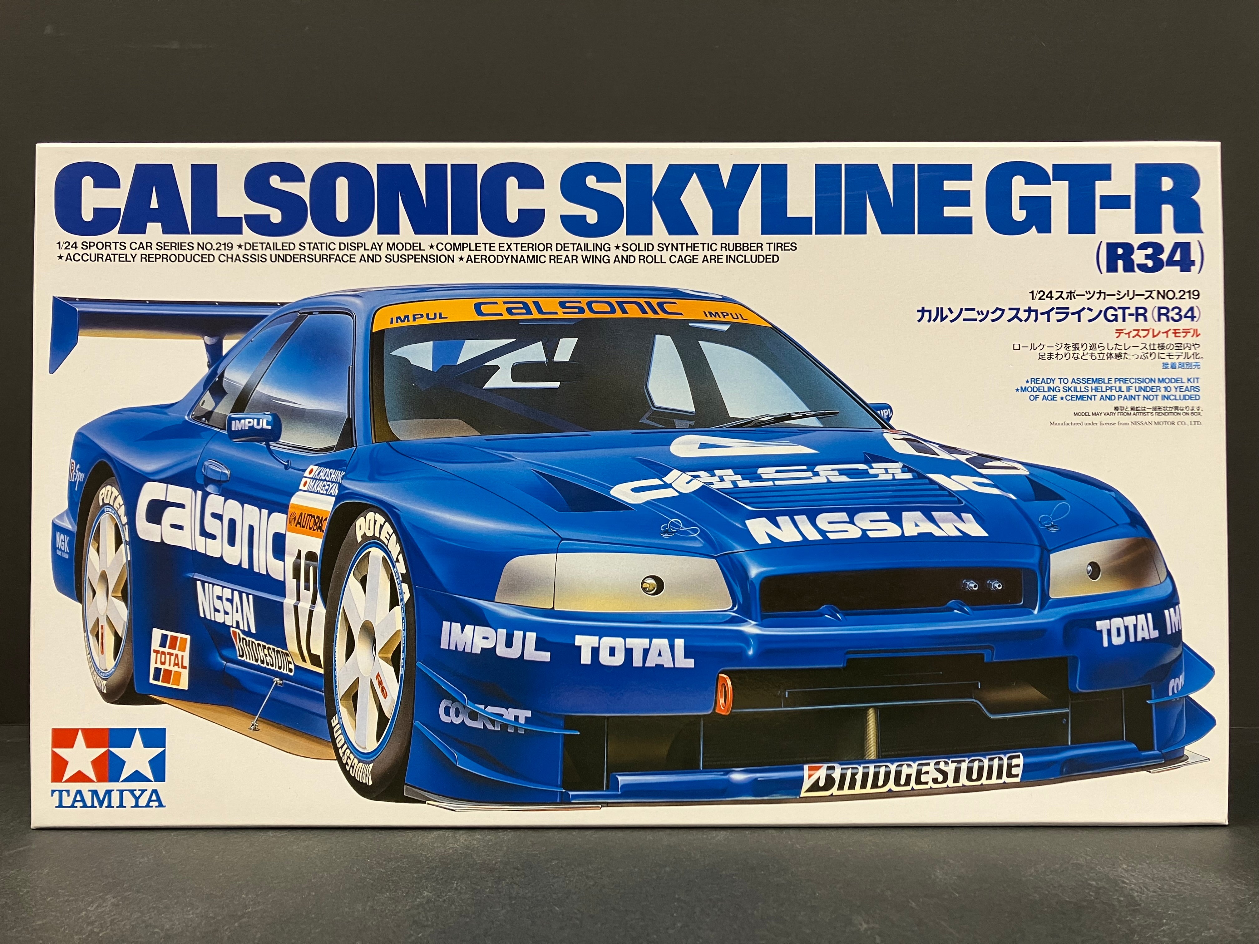 No. 219 JGTC Calsonic Team Impul Nissan Skyline GT-R R34 BNR34 ~ Year 1999 All Japan GT Championship Version [Kazuyoshi Hoshino & Masami Kageyama]