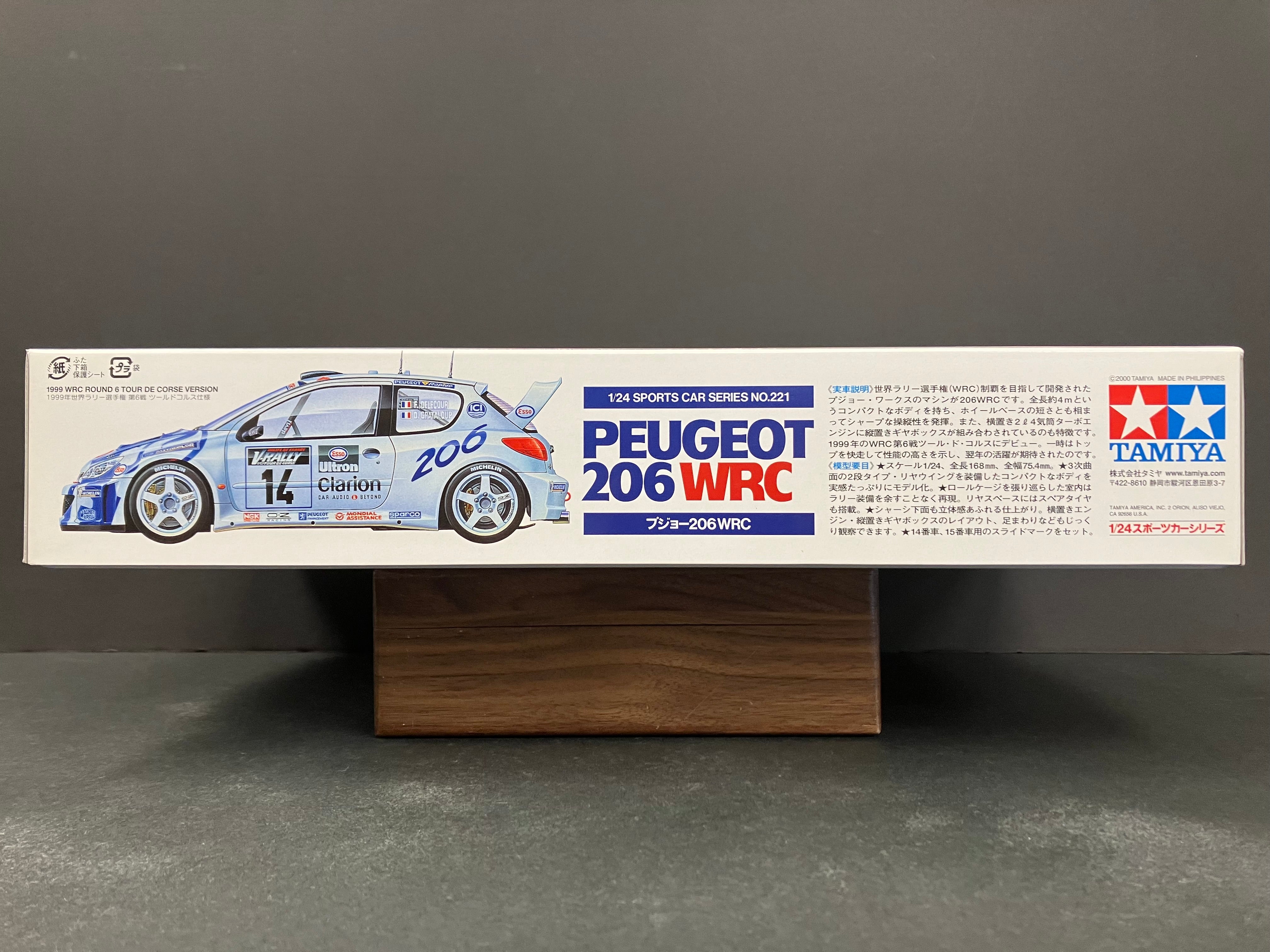 No. 221 Peugeot 206 WRC ~ Year 1999 WRC Round 6 Tour de Corse Rally Version [François Delecour & Daniel Grataloup]