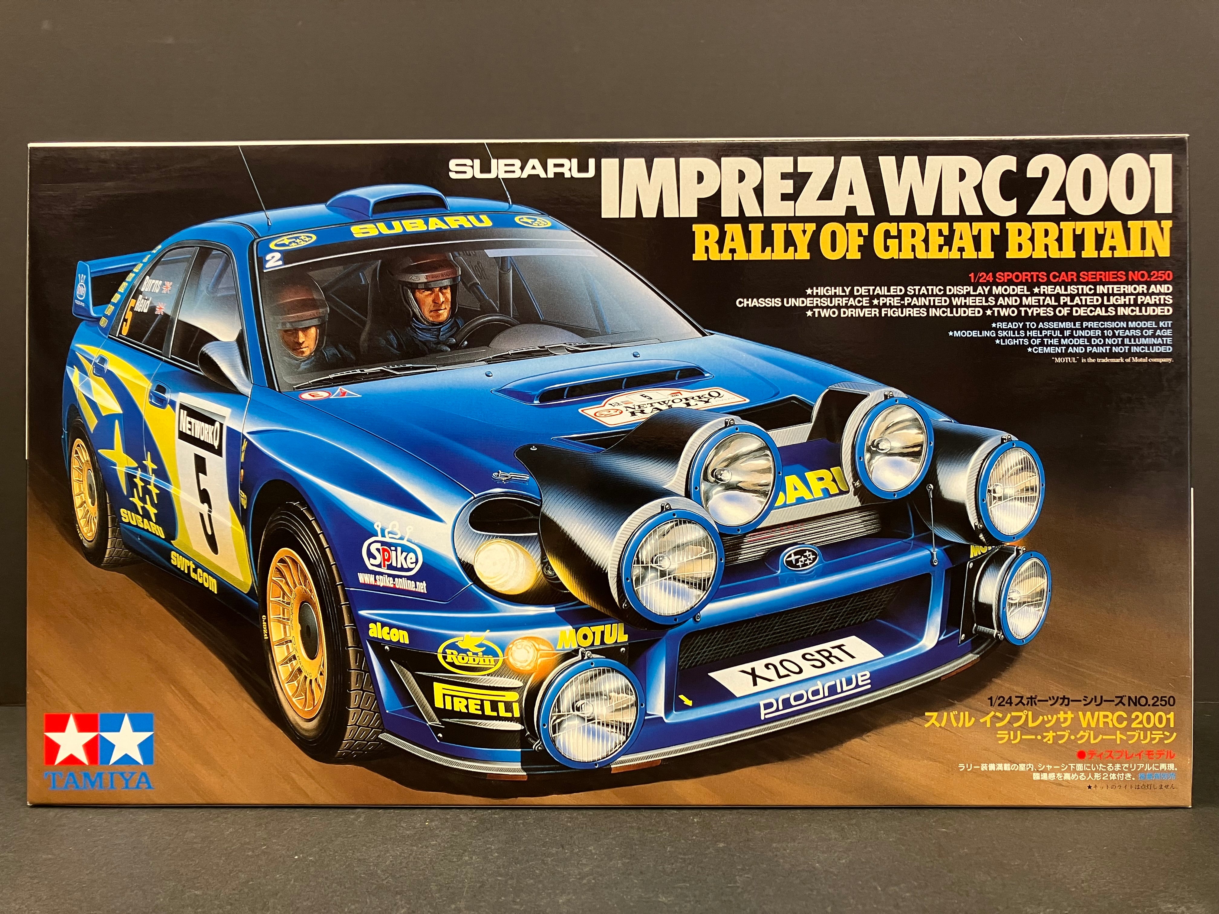 No. 250 Subaru Impreza WRC GDB ~ Year 2001 Rally of Great Britain Version [Richard Burns & Robert Reid]